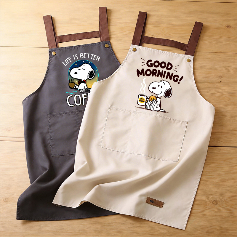Kitchen Q - Snoopys Cooking Apron Men Women Anime