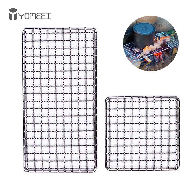 Super Kitchen Baking Mat - YOMEEI 2Pcs Stainless Steel BBQ Grill