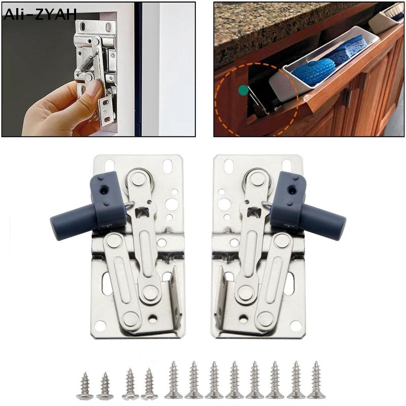 Kitchen Zain - 【ZA】CCA83-2pcs Kitchen Cabinet Trays Hinges Self-Closing