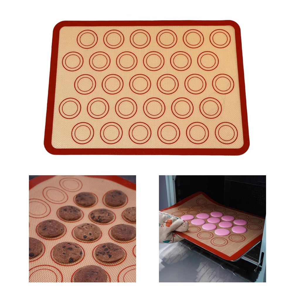 Super Kitchen Baking Mat - Macaron Silicone Baking Mat Cookie Pad