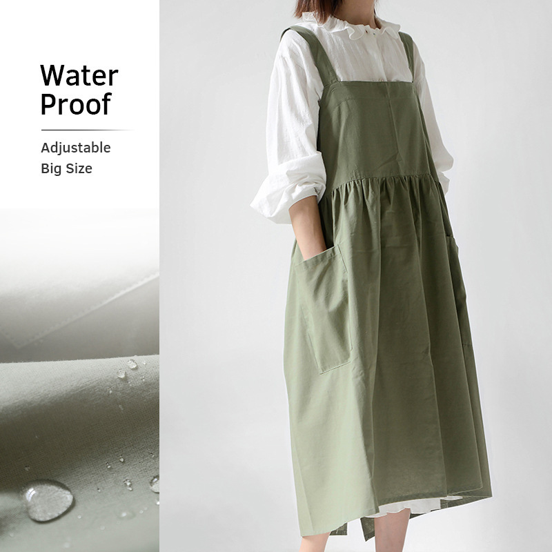 Kitchen Baking Unit - Waterproof Cotton Apron Kitchen Aprons Florist