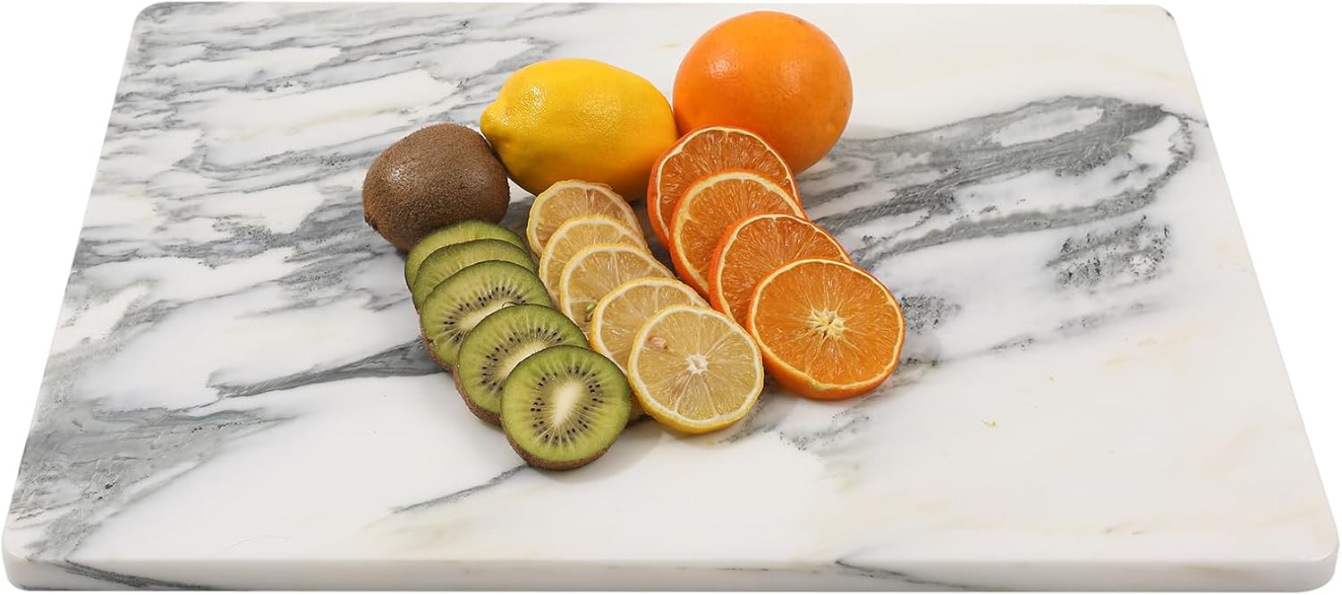 Baking In Kitchen - Marble Stone Cutting Board For Kitchen,