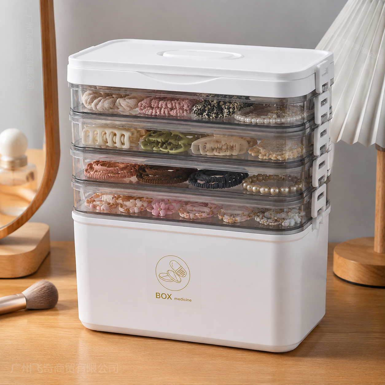 Kitchen Baking Tins - YX Large-Capacity Multi-Tier Stackable Storage Box