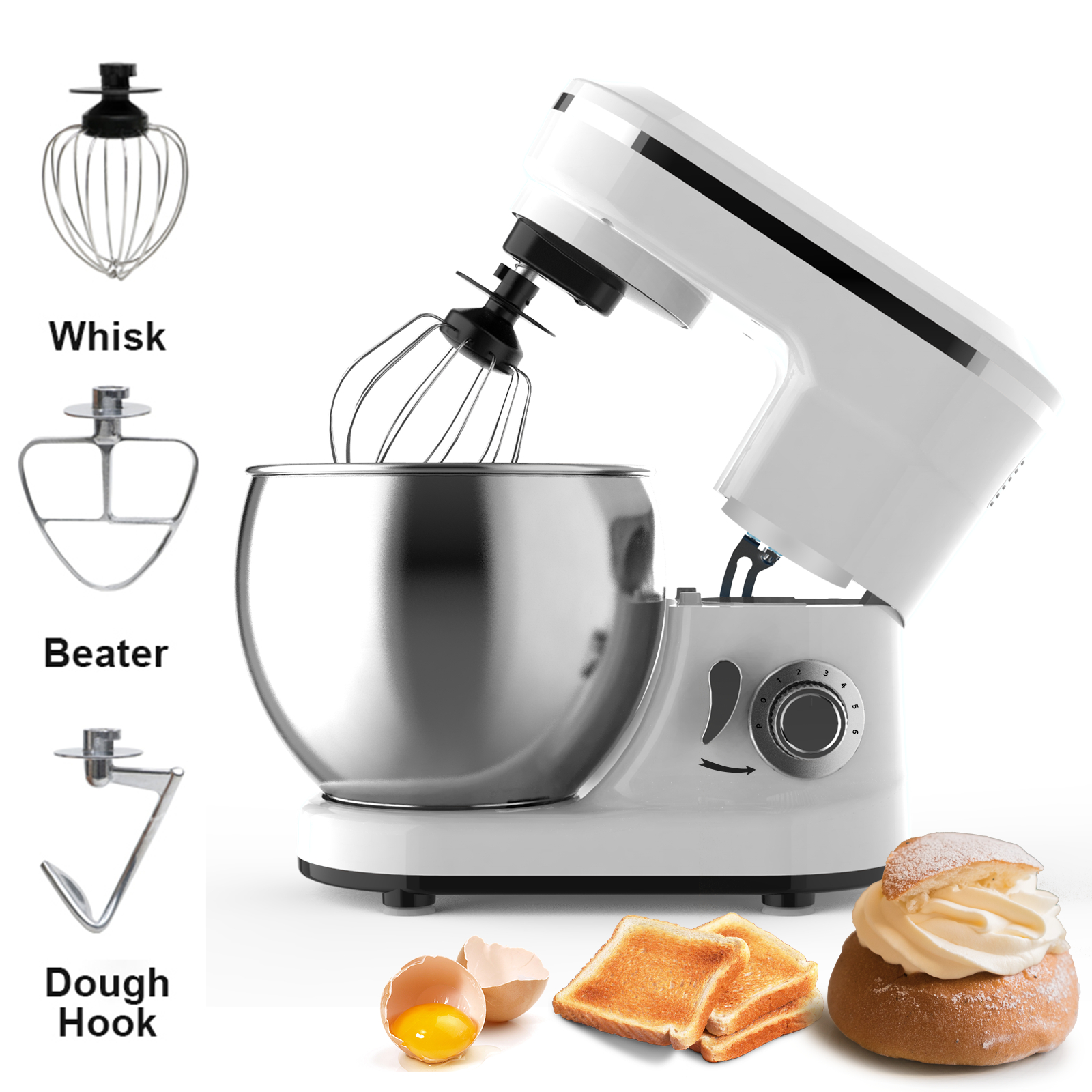 5L Multifunction Electric Stan - огляд і ціна Kitchen Robot Baking