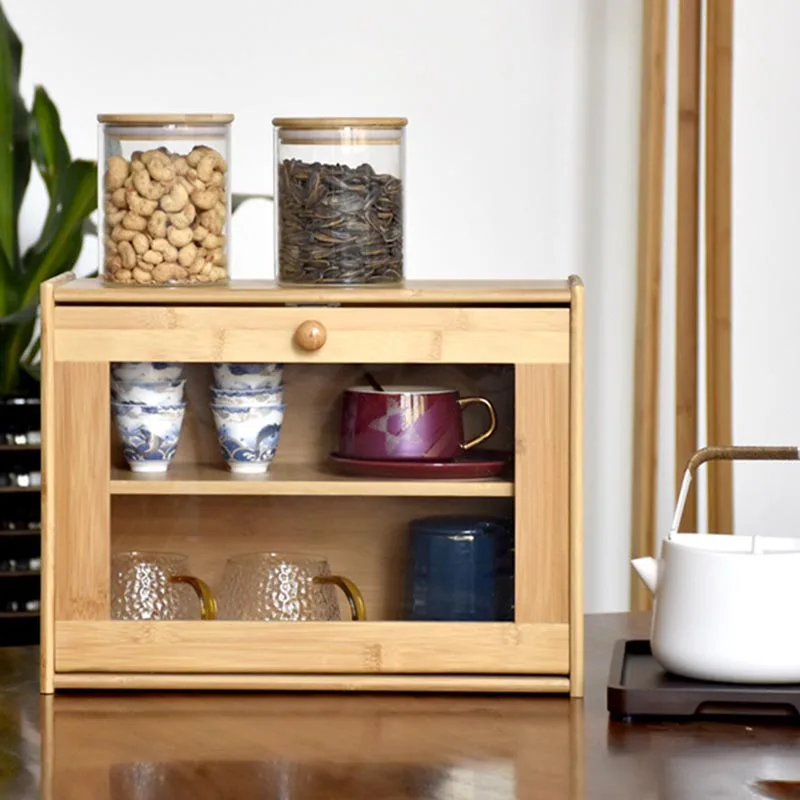 Bamboo Bread Box Storage Box D - огляд і ціна Kitchen Zain