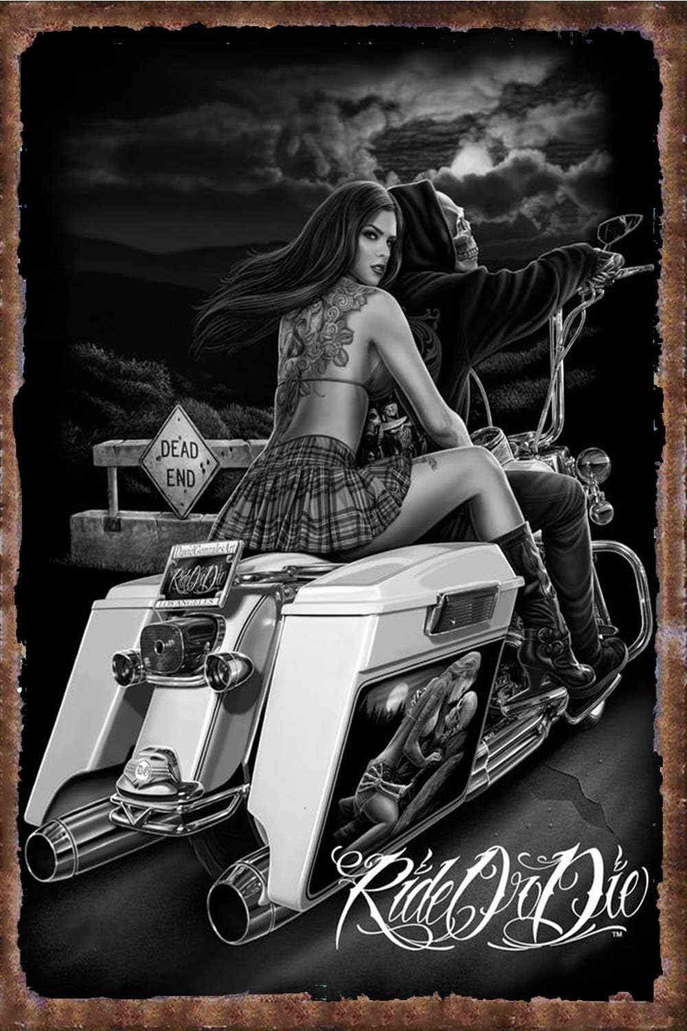Vintage Metal Sign Ride or Die - огляд і ціна Kitchen Up