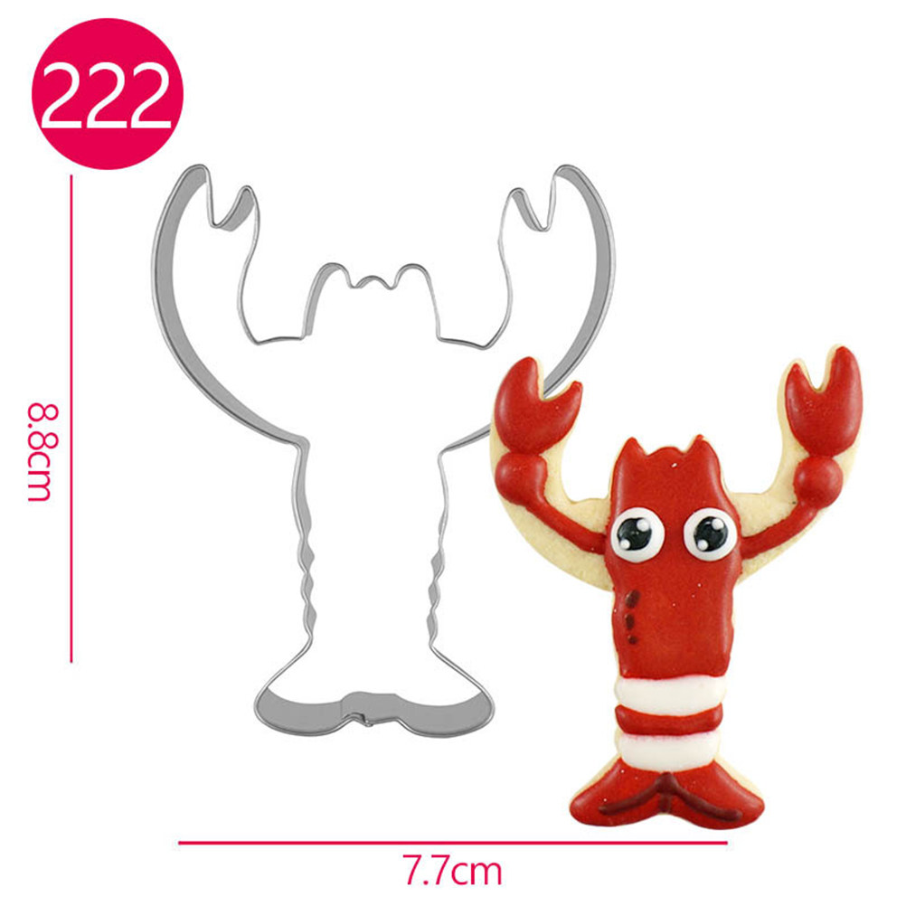 4pcs Lobster Shape Cookie Cutt - огляд і ціна Kitchen Baking Cookies