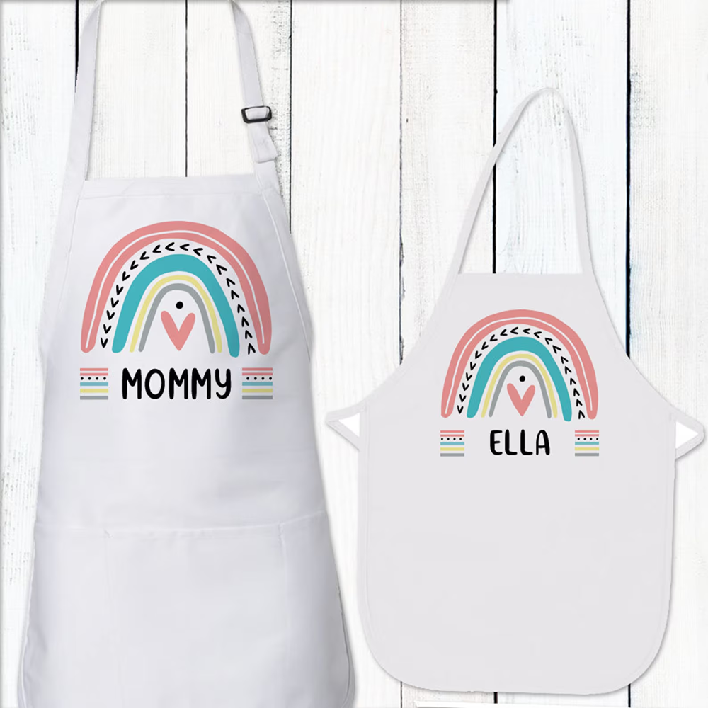 Personalized Rainbow Apron for - огляд і ціна Baking Kitchen Kids