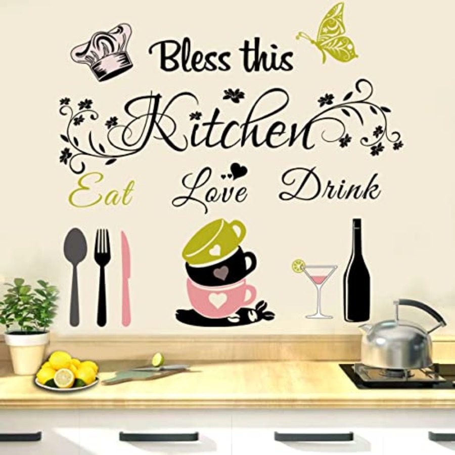 Kitchen Wall Decor Quotes Posi - огляд і ціна Kitchen Baking Quotes