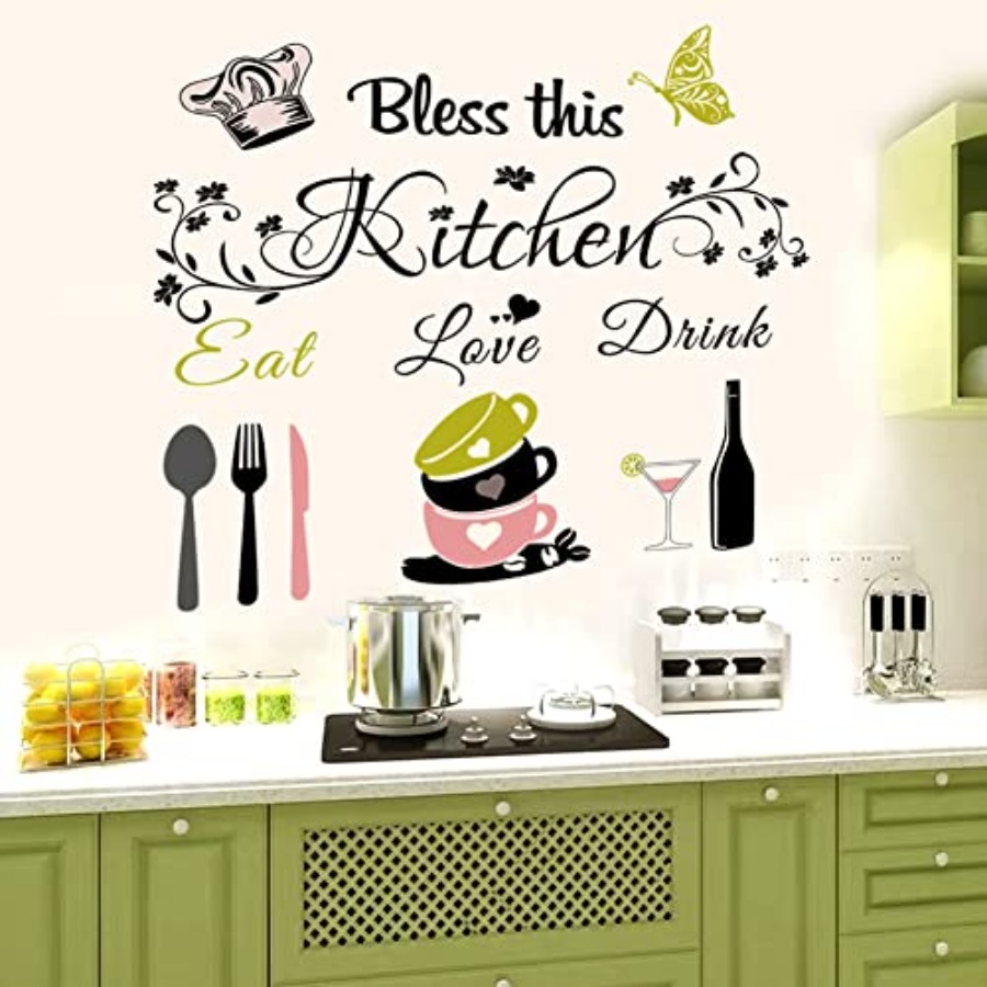 Kitchen Wall Decor Quotes Posi - огляд і ціна Kitchen Baking Quotes
