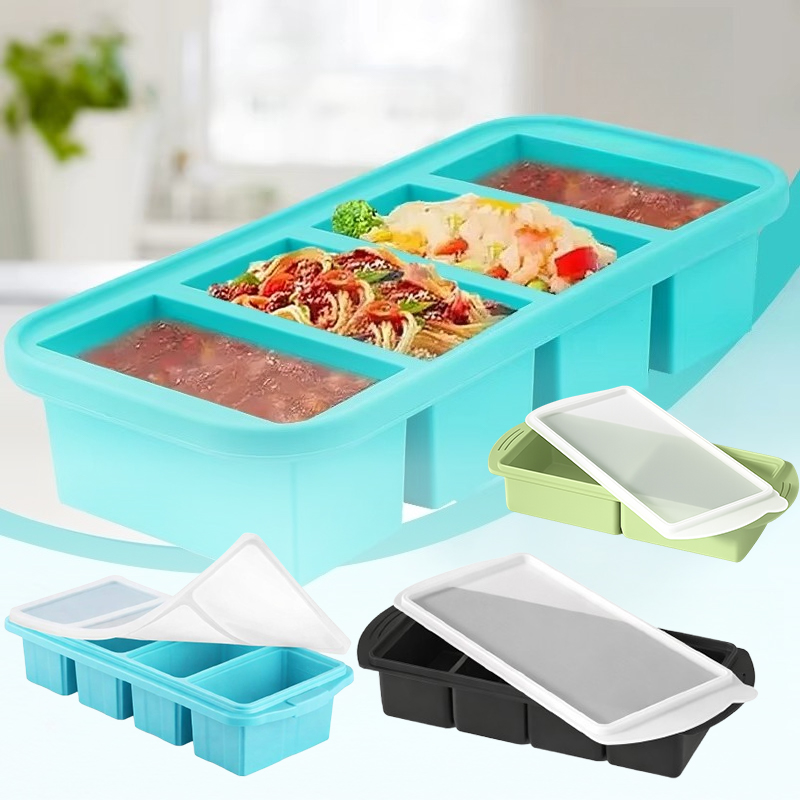 Large Silicone Ice Cube Mold w - огляд і ціна Kitchen Baking Storage Containers