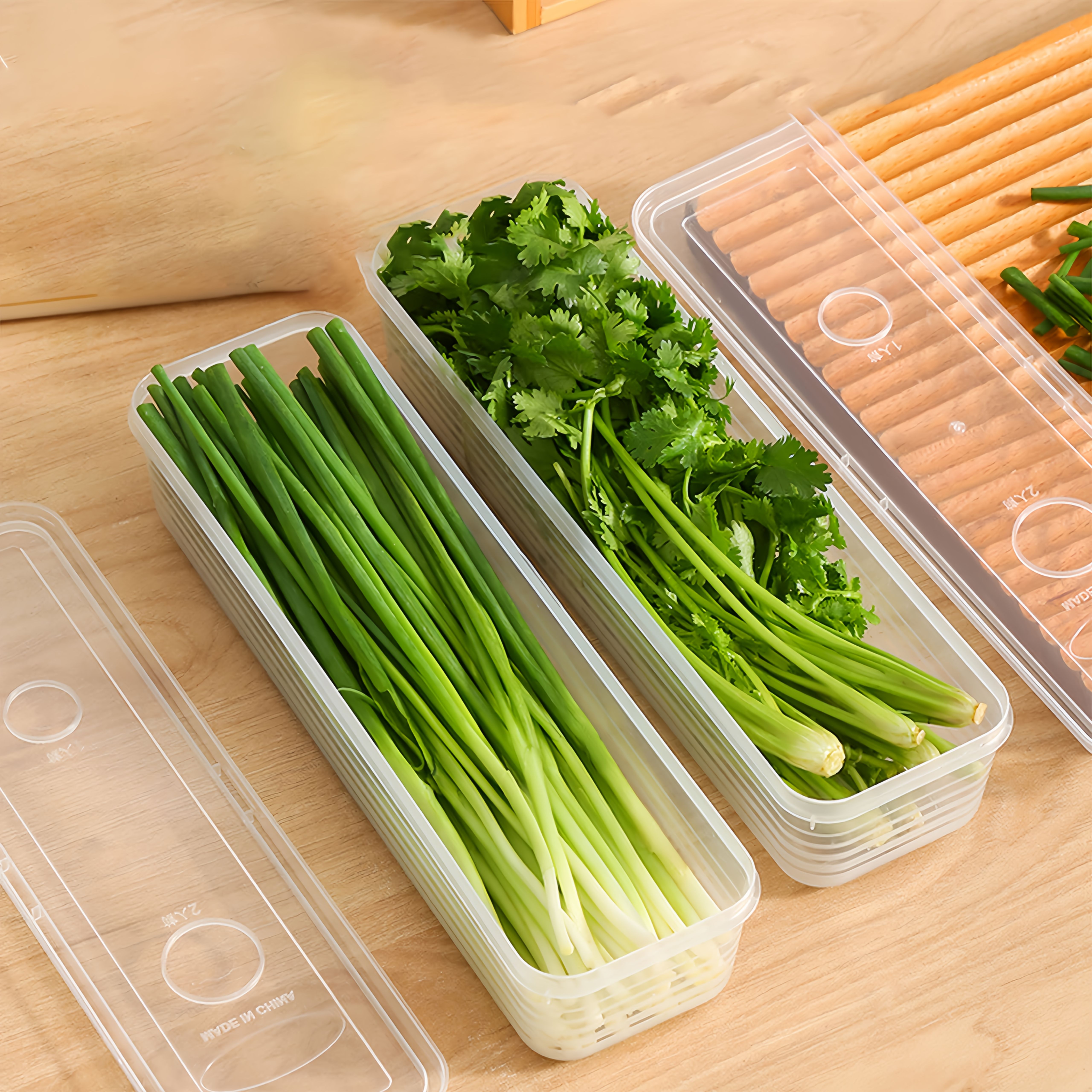 2/4/6pcs Food Vegetable Storag - огляд і ціна Kitchen Baking Tins