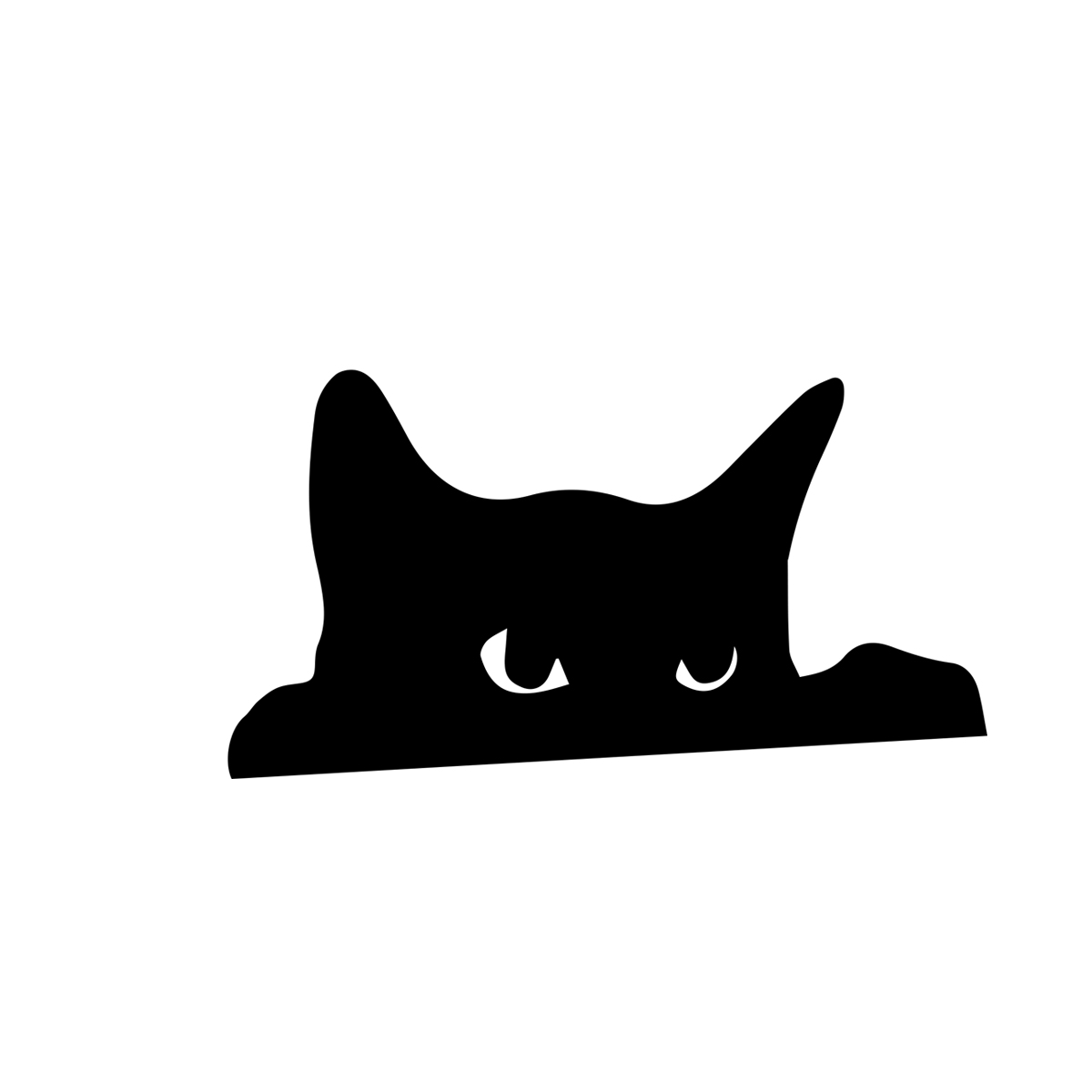 1 Pc Cat looking up Door Toppe - огляд і ціна Kitchen Up