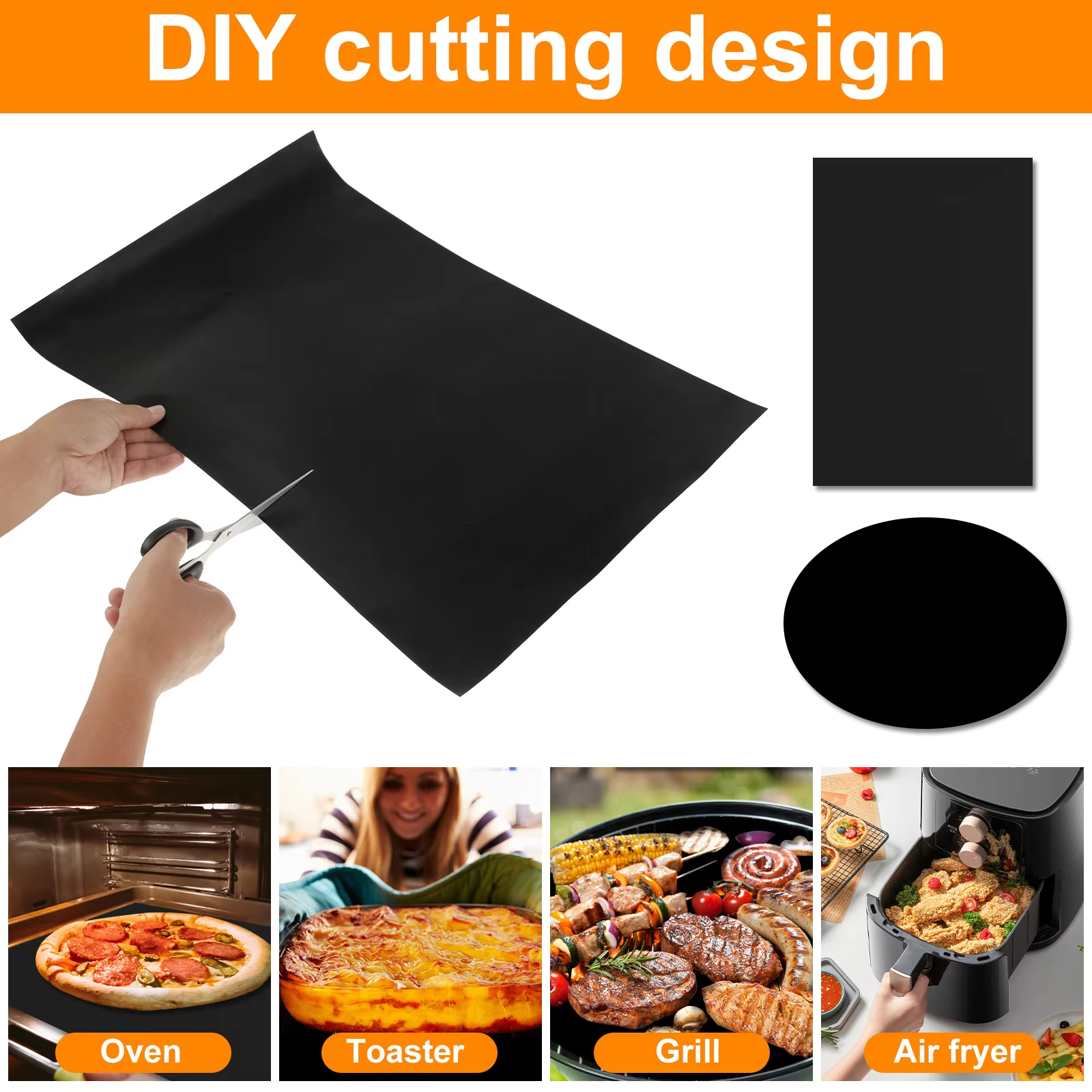 10Pcs Oven Liners Grill Mat 50 - огляд і ціна Super Kitchen Baking Mat