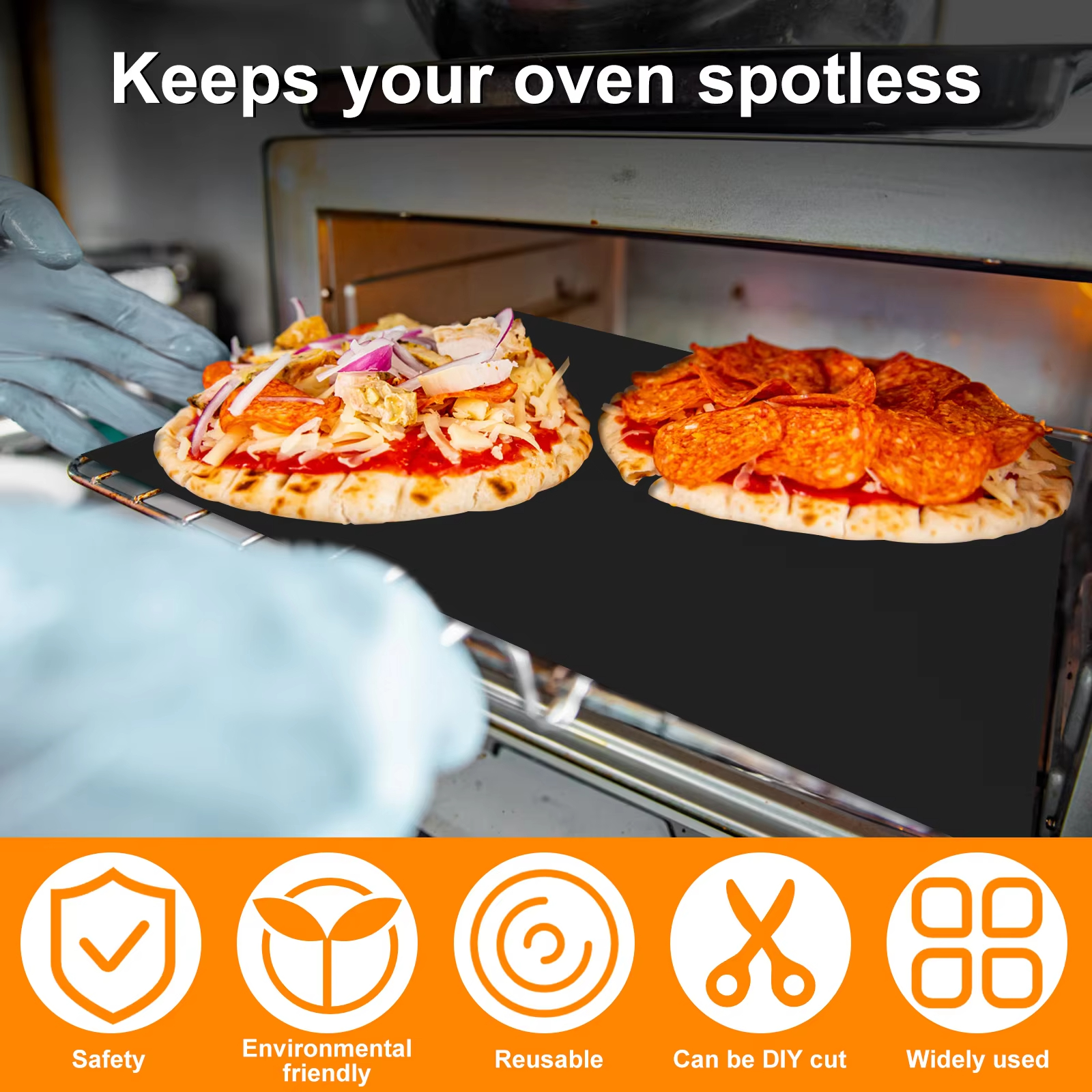10Pcs Oven Liners Grill Mat 50 - огляд і ціна Super Kitchen Baking Mat