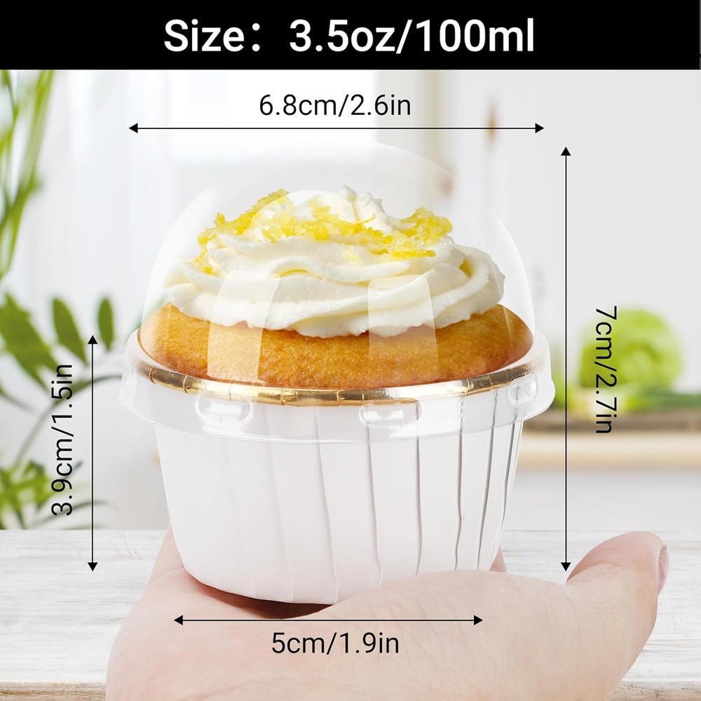 50 pcs Muffins Cup Paper Cupca - огляд і ціна Baking Kitchen Diy