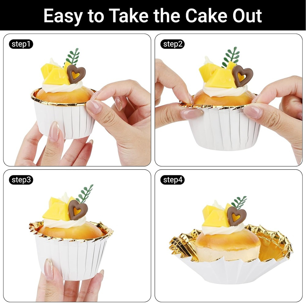 50 pcs Muffins Cup Paper Cupca - огляд і ціна Baking Kitchen Diy