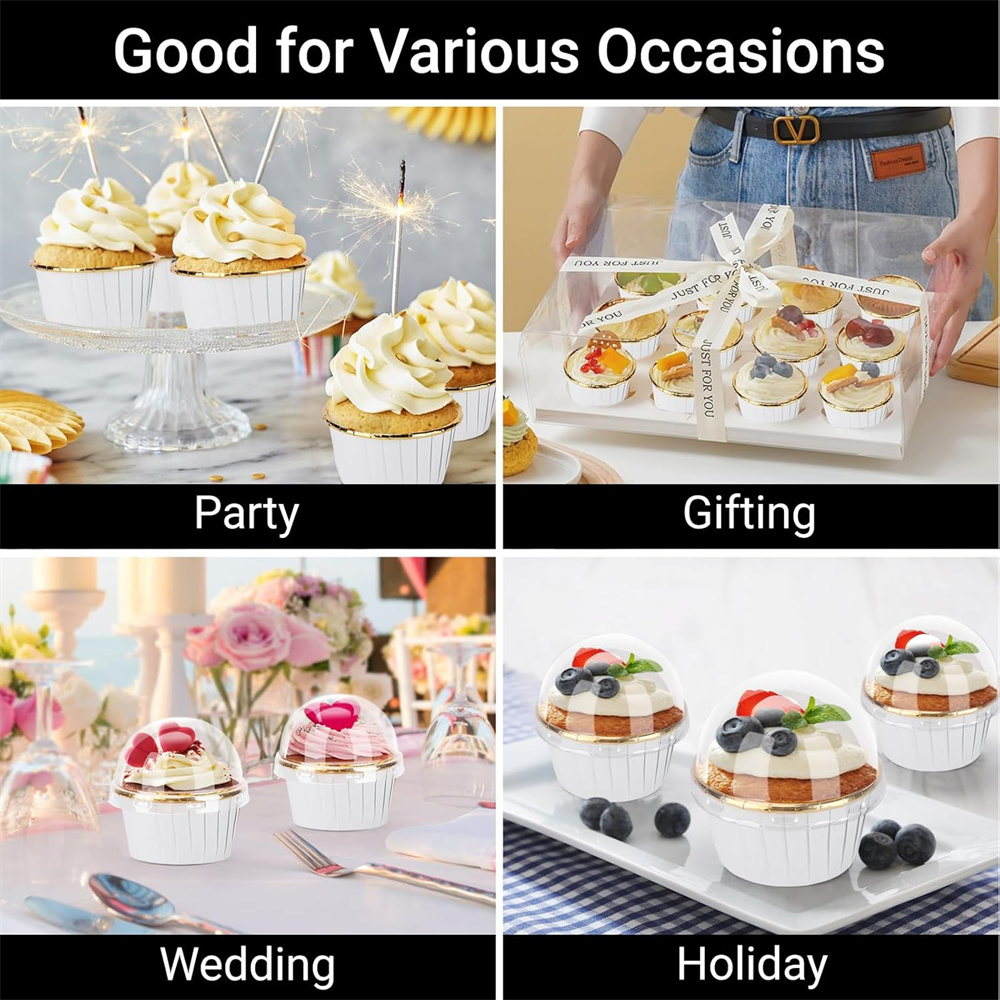 50 pcs Muffins Cup Paper Cupca - огляд і ціна Baking Kitchen Diy