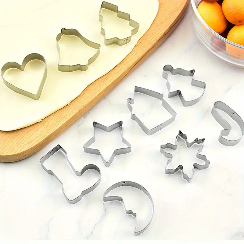 10PC Christmas Cookie Cutter S - огляд і ціна Kitchen Baking Cookies
