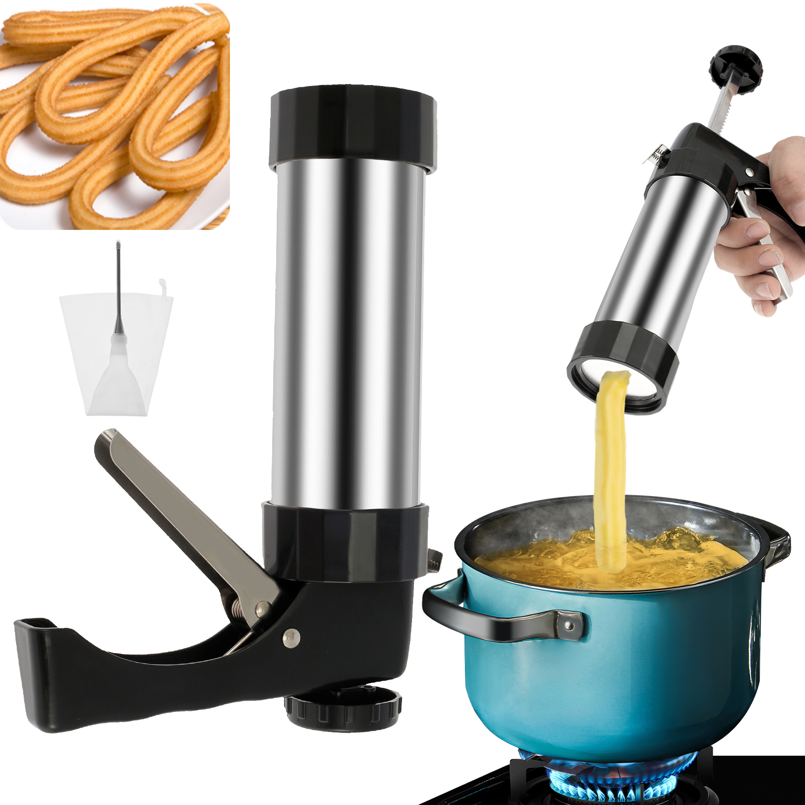 Churrera Churro Maker Machine  - огляд і ціна Baking Kitchen Diy