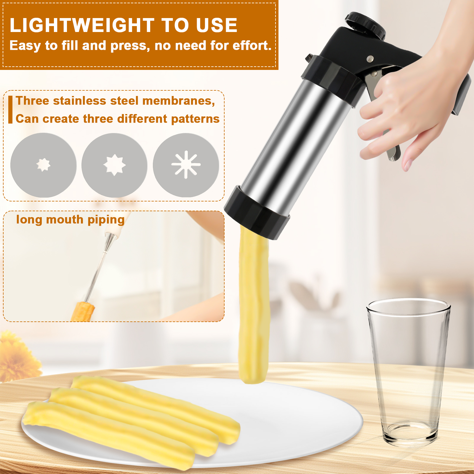 Churrera Churro Maker Machine  - огляд і ціна Baking Kitchen Diy