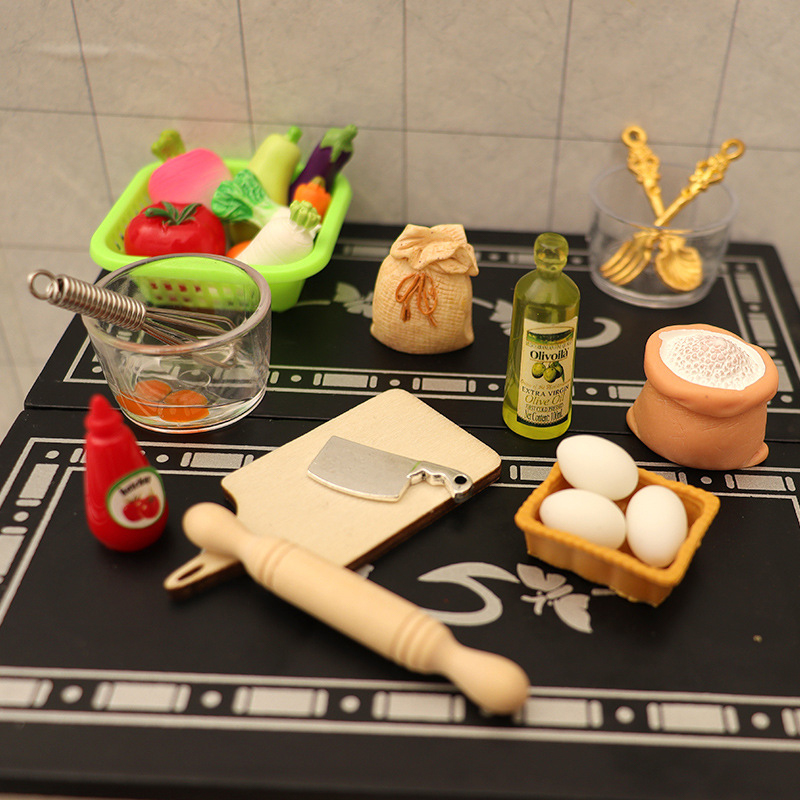 1/12 Dollhouse Miniature Kitch - огляд і ціна Baking In Kitchen