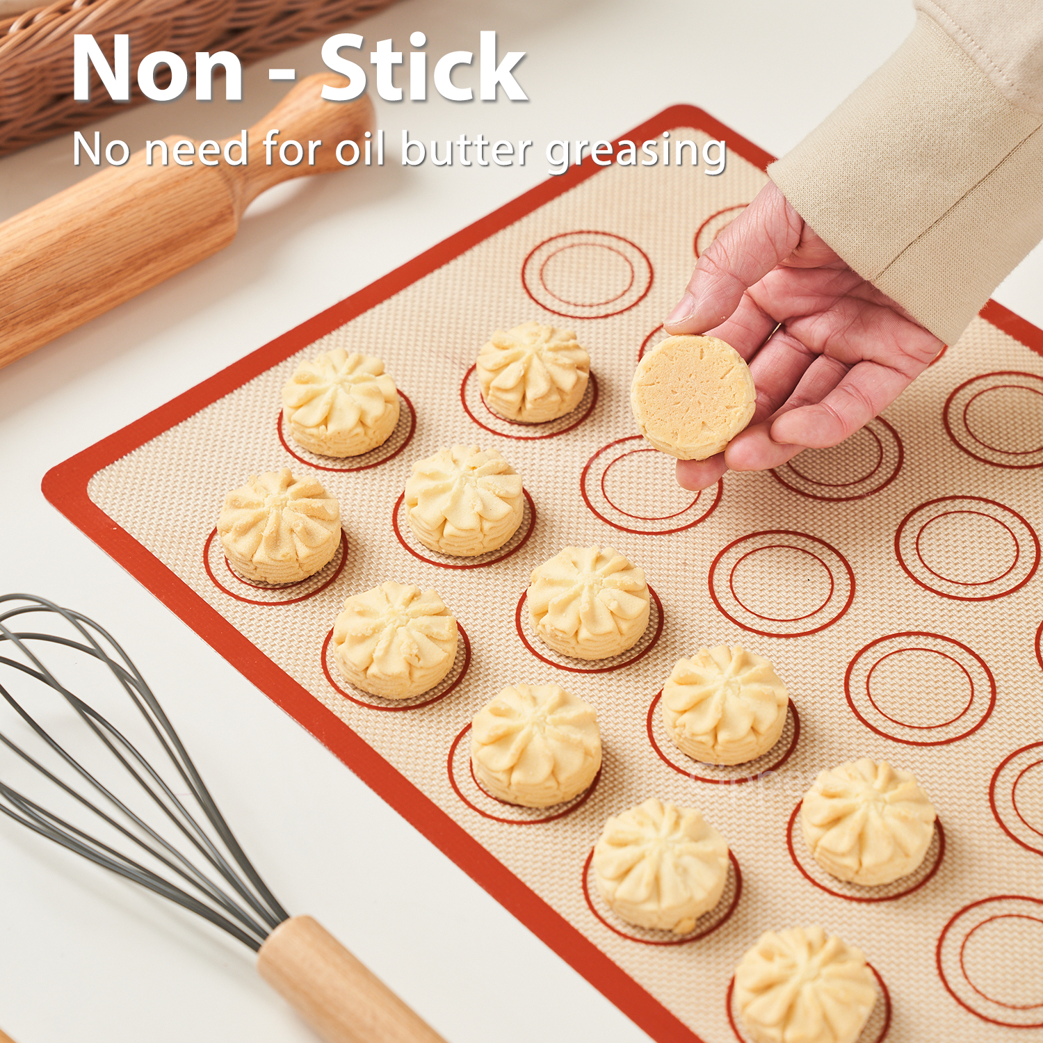 1PC Silicone Baking Mat for Ov - огляд і ціна Super Kitchen Baking Mat