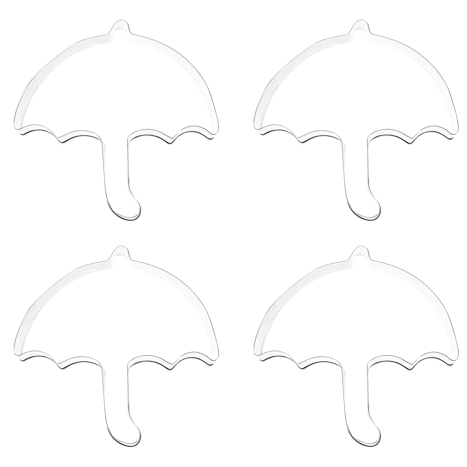 4Pcs Umbrella Design Stainless - огляд і ціна Baking Kitchen Diy