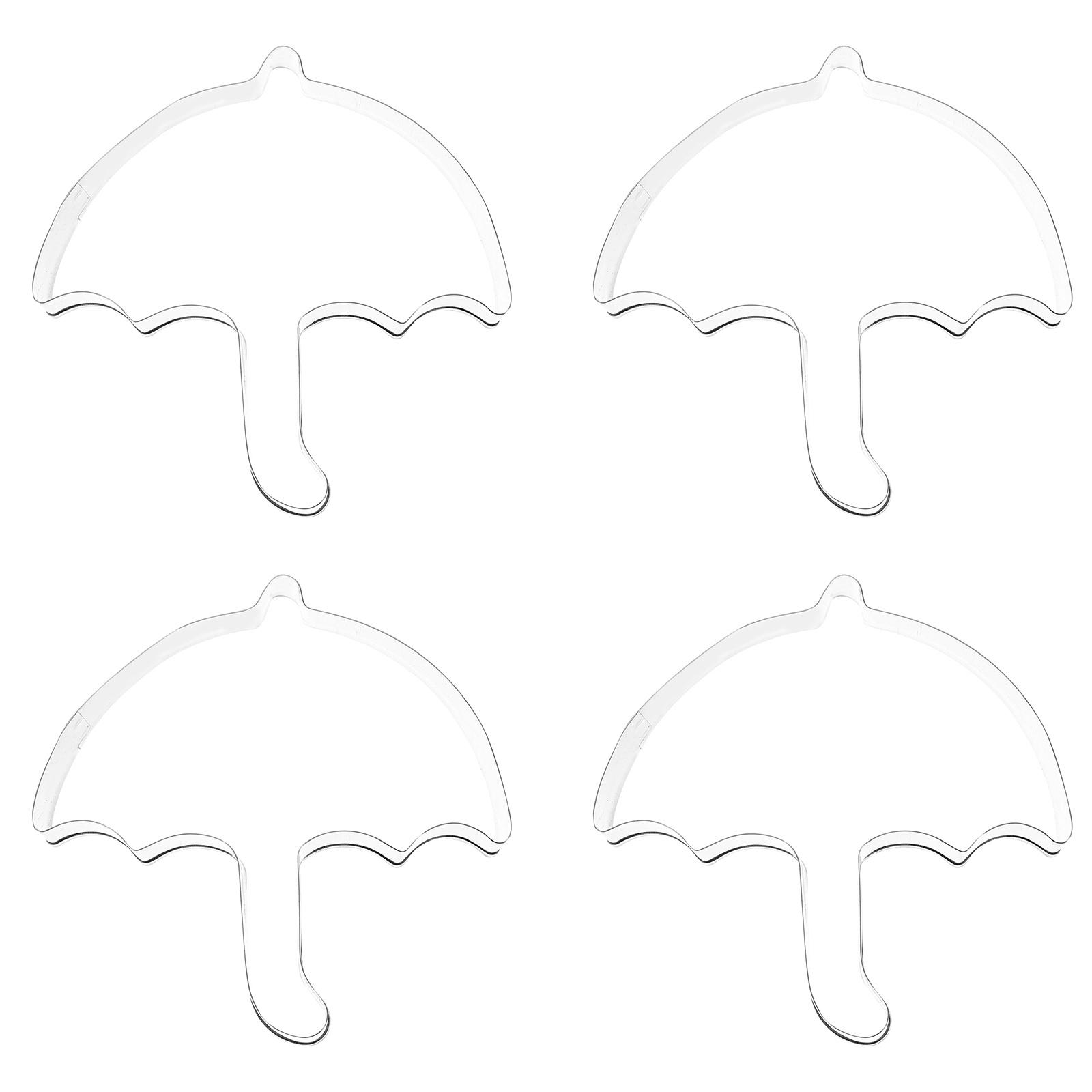 4Pcs Umbrella Design Stainless - огляд і ціна Baking Kitchen Diy