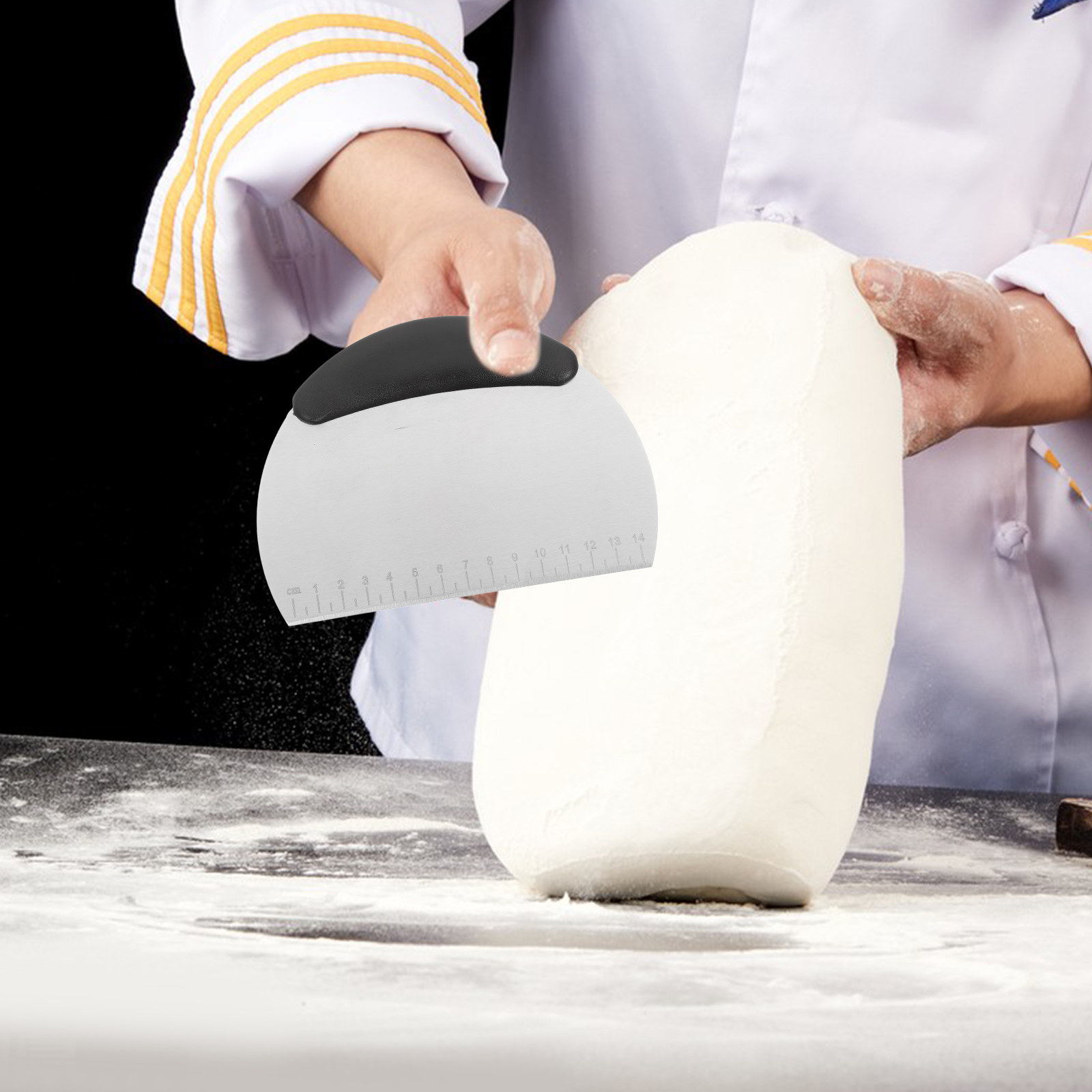 Dough Cutter Tool Stainless St - огляд і ціна Bench Scraper Dough