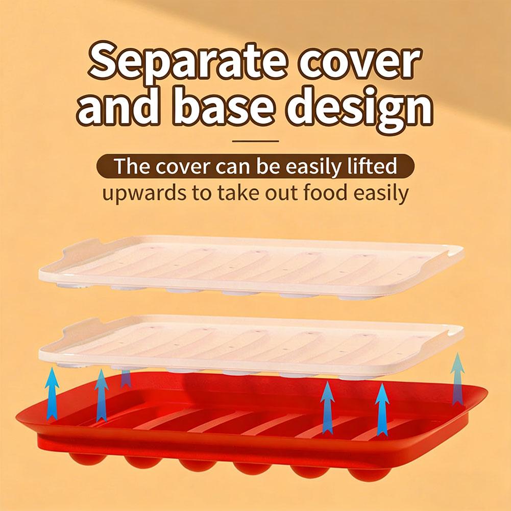 6-Cavity Silicone Sausage Make - огляд і ціна Baking Kitchen Kids