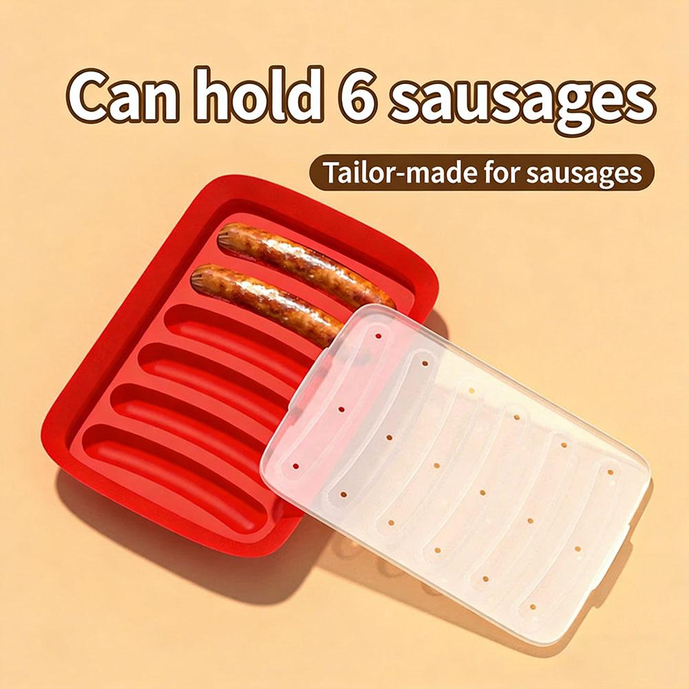 6-Cavity Silicone Sausage Make - огляд і ціна Baking Kitchen Kids