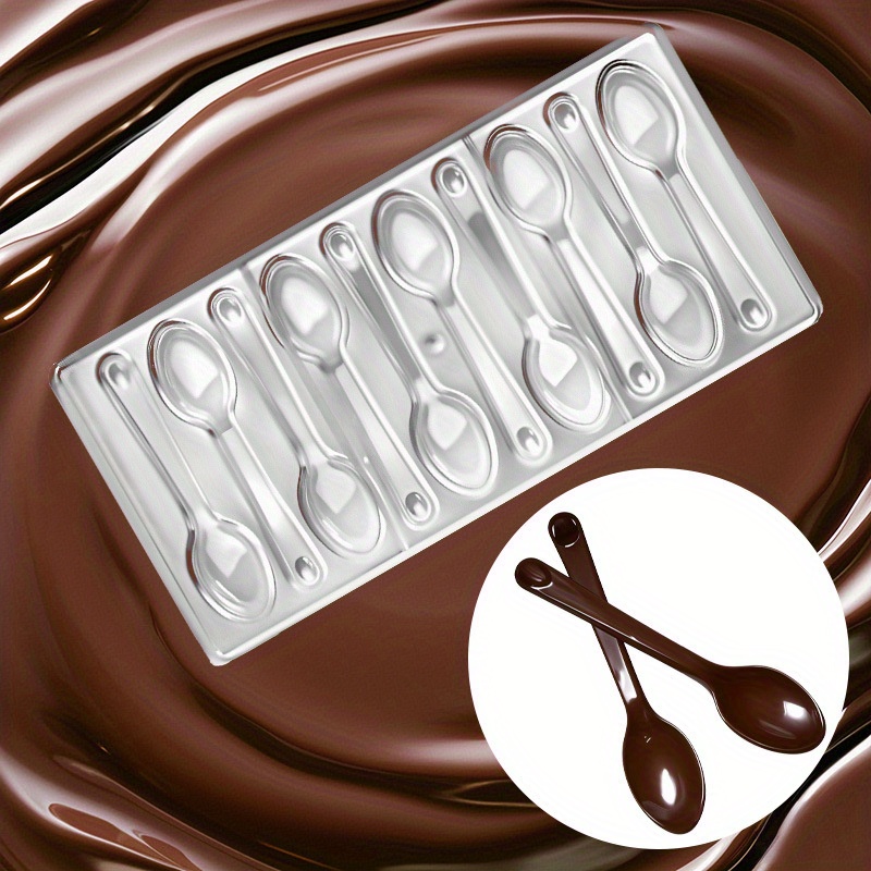 1PC Spoon Shaped Chocolate Mol - огляд і ціна Baking Kitchen Diy