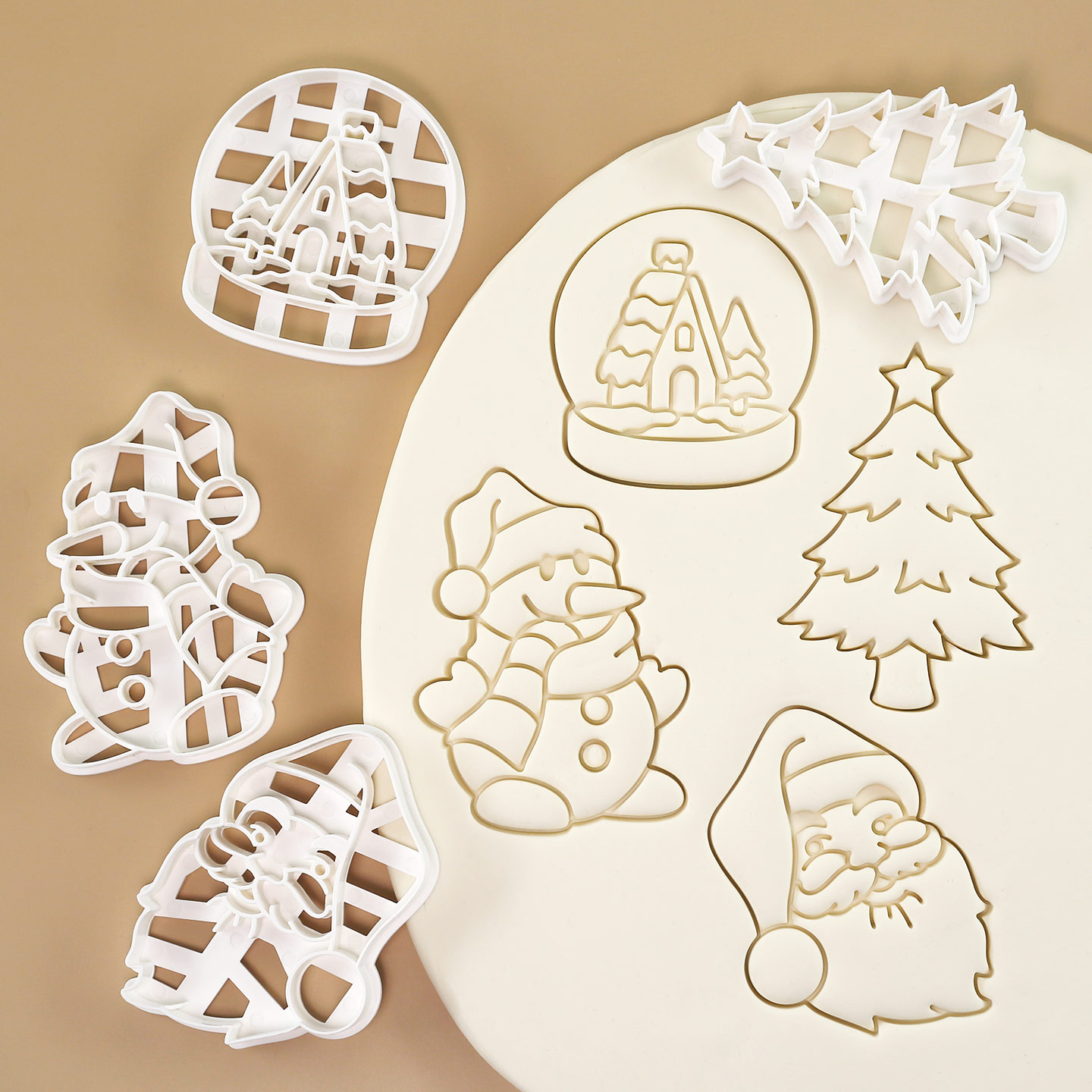 4 Pcs Christmas Cookie Cutter  - огляд і ціна Kitchen Baking Cookies