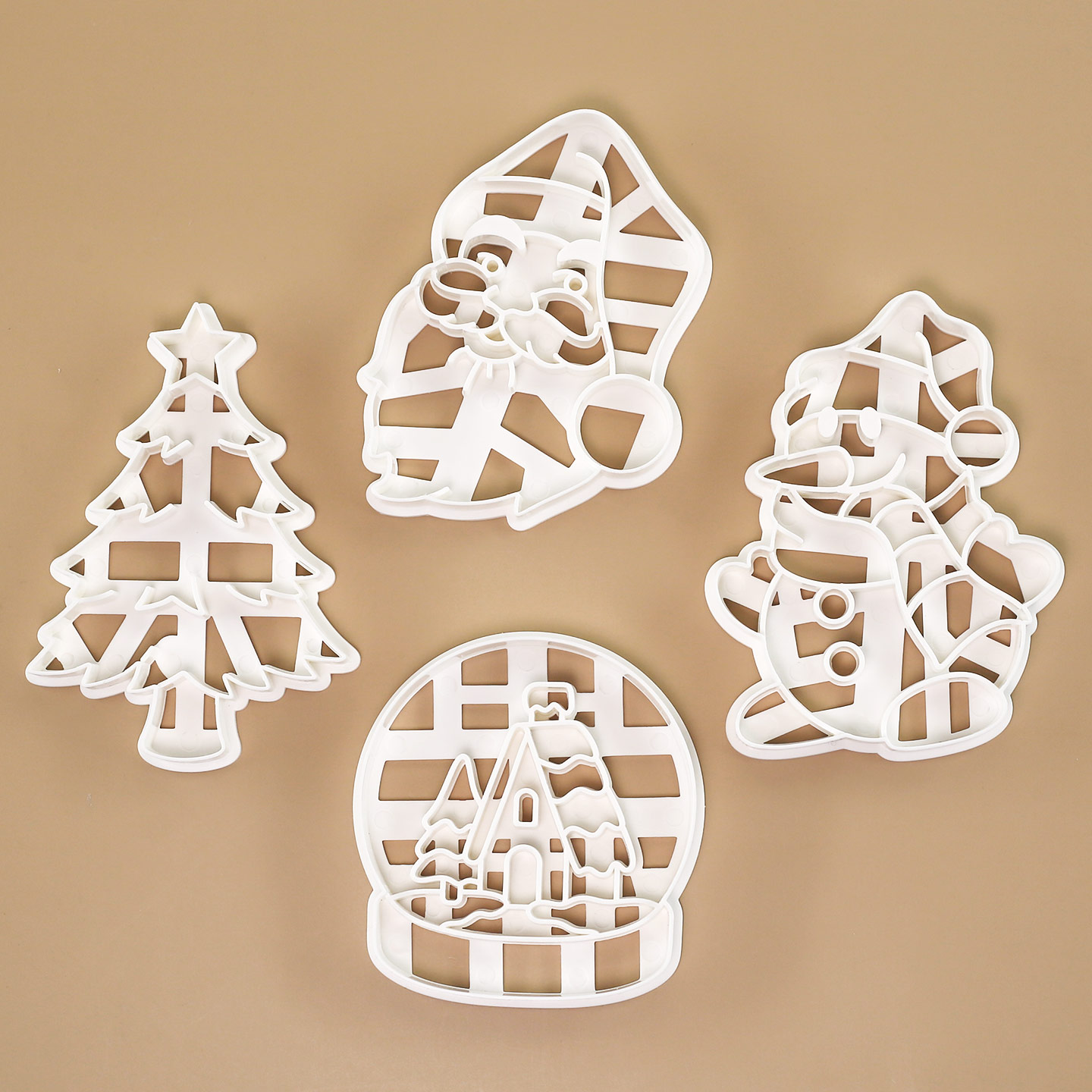4 Pcs Christmas Cookie Cutter  - огляд і ціна Kitchen Baking Cookies