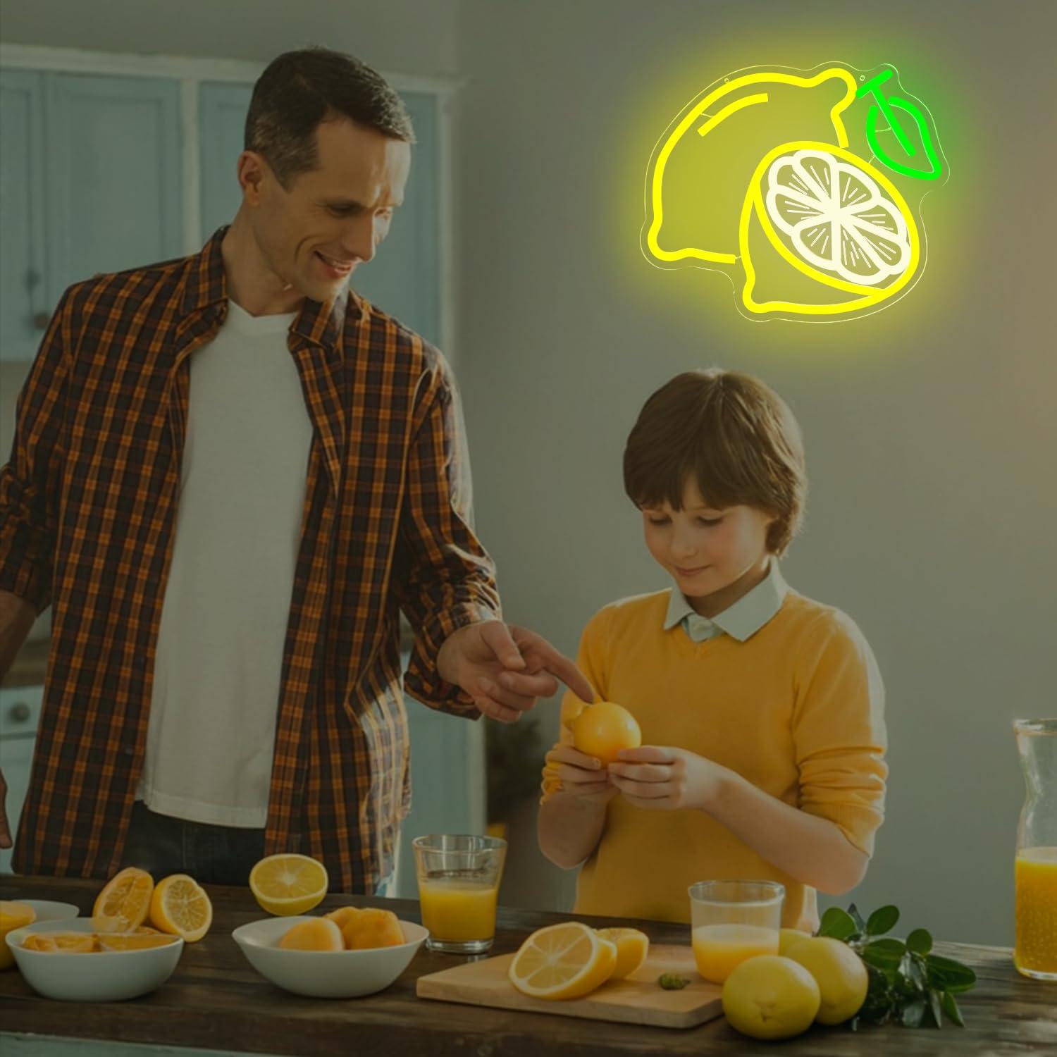 Lemon Neon Sign Dimmable LED L - огляд і ціна Kitchen Up