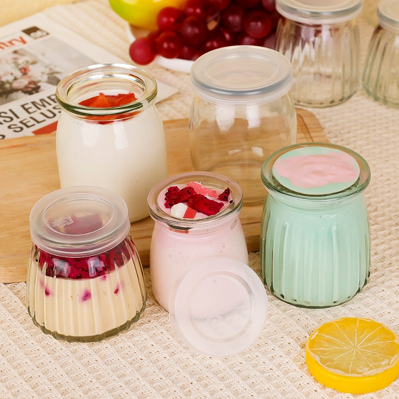 100/150/200ML Glass Yogurt Jar - огляд і ціна Kitchen Baking Storage Containers