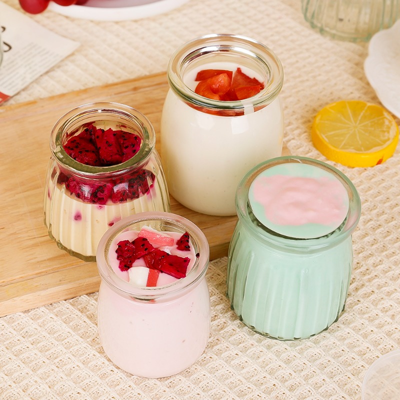 100/150/200ML Glass Yogurt Jar - огляд і ціна Kitchen Baking Storage Containers