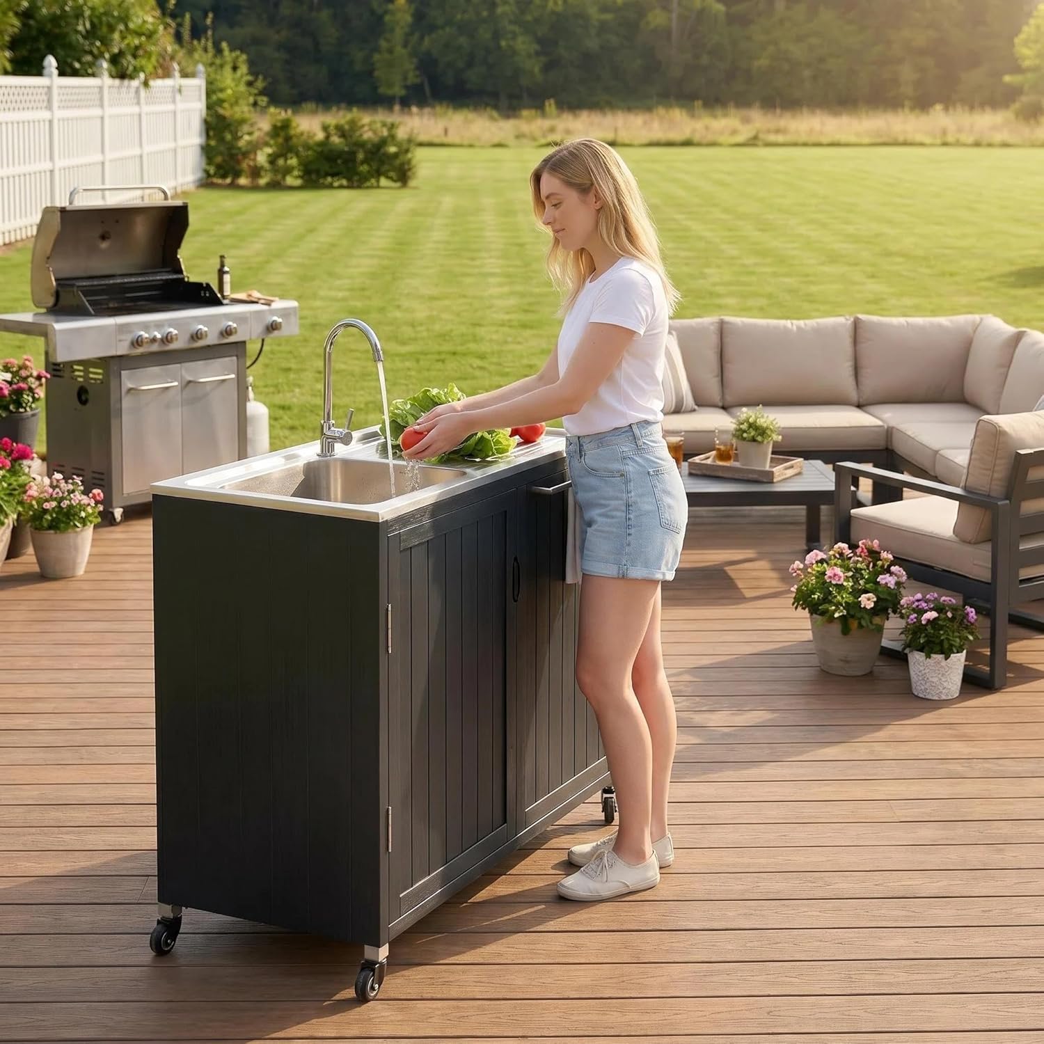 Outdoor Kitchen Island with 30 - огляд і ціна Kitchen Q