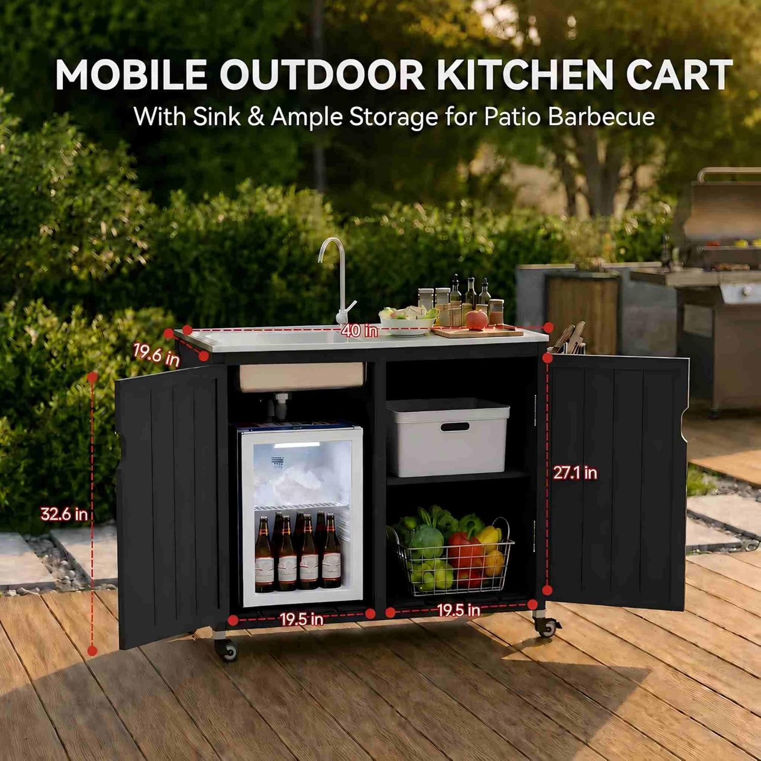 Outdoor Kitchen Island with 30 - огляд і ціна Kitchen Q