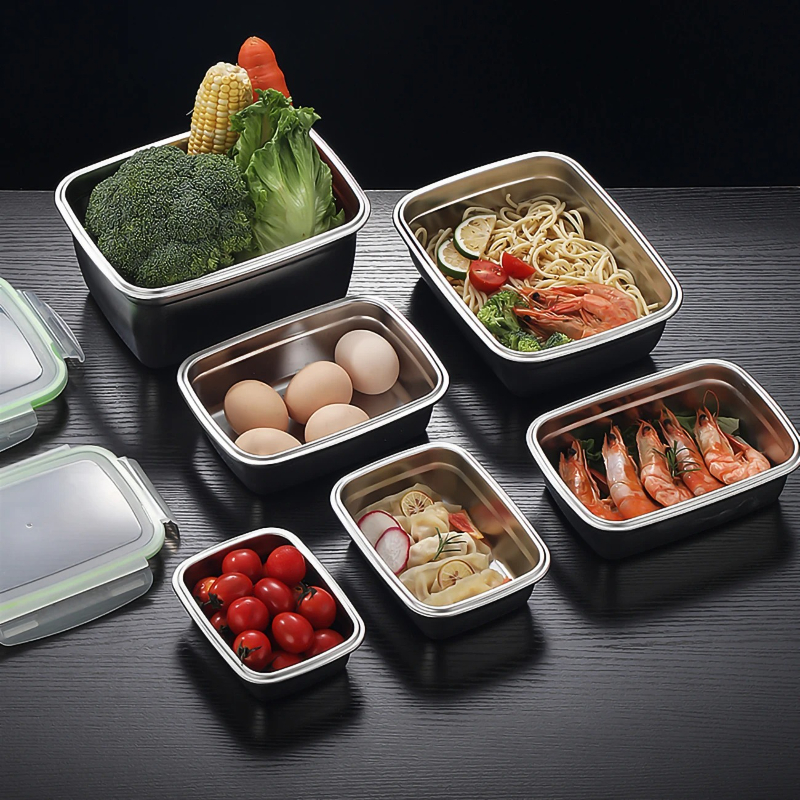 304 Stainless Steel Lunch Box  - огляд і ціна Kitchen Baking Tins