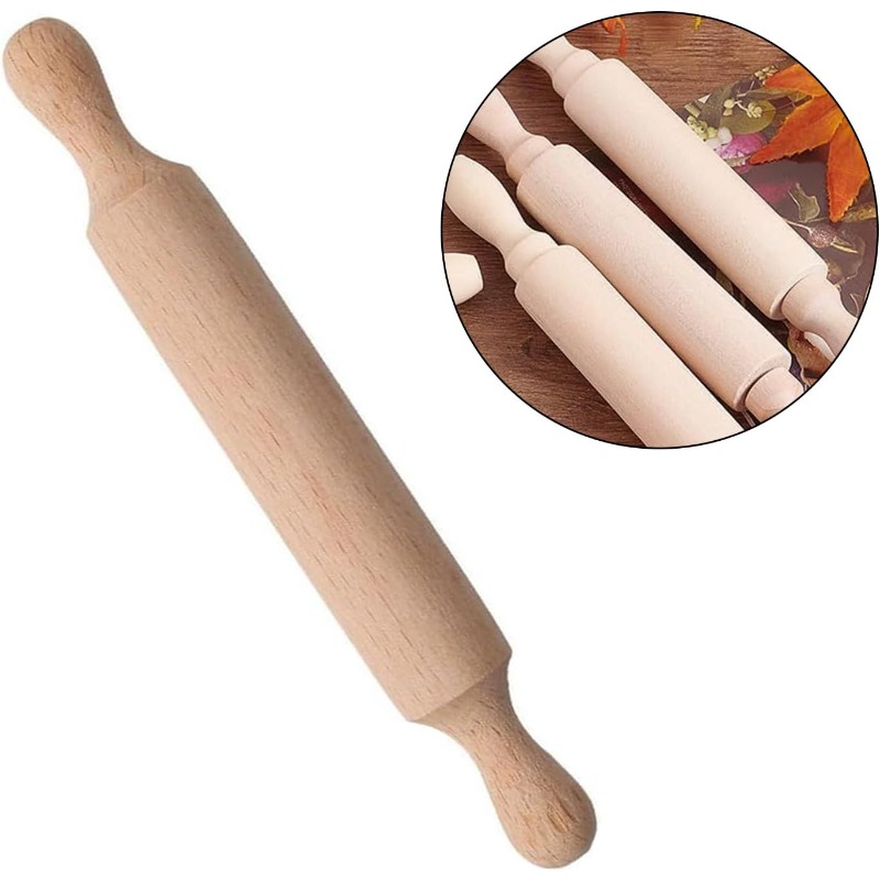 Wooden Mini Rolling Pin for Ki - огляд і ціна Baking Kitchen Kids
