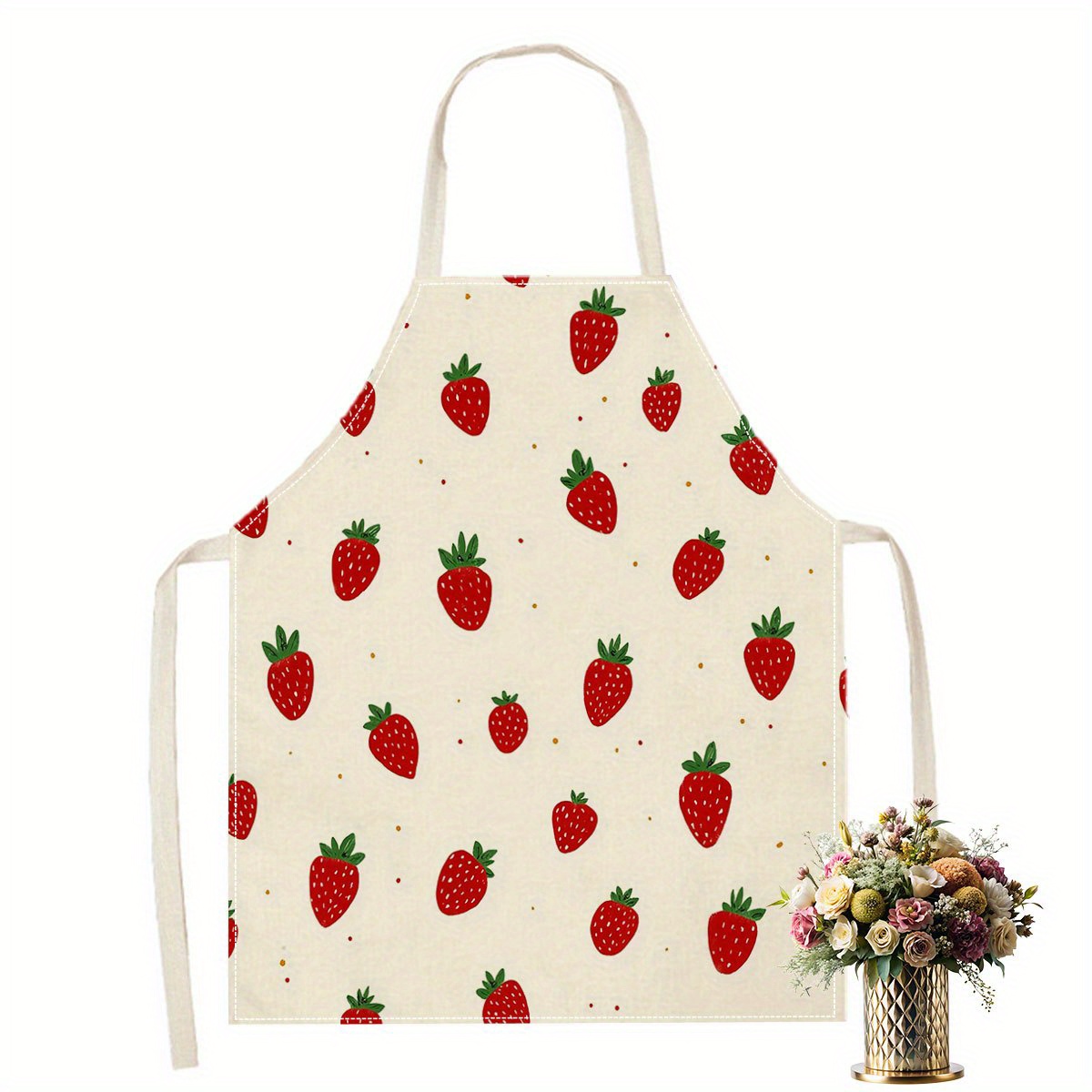 1pc Strawberry Apron Fruit Pat - огляд і ціна Baking Kitchen Kids