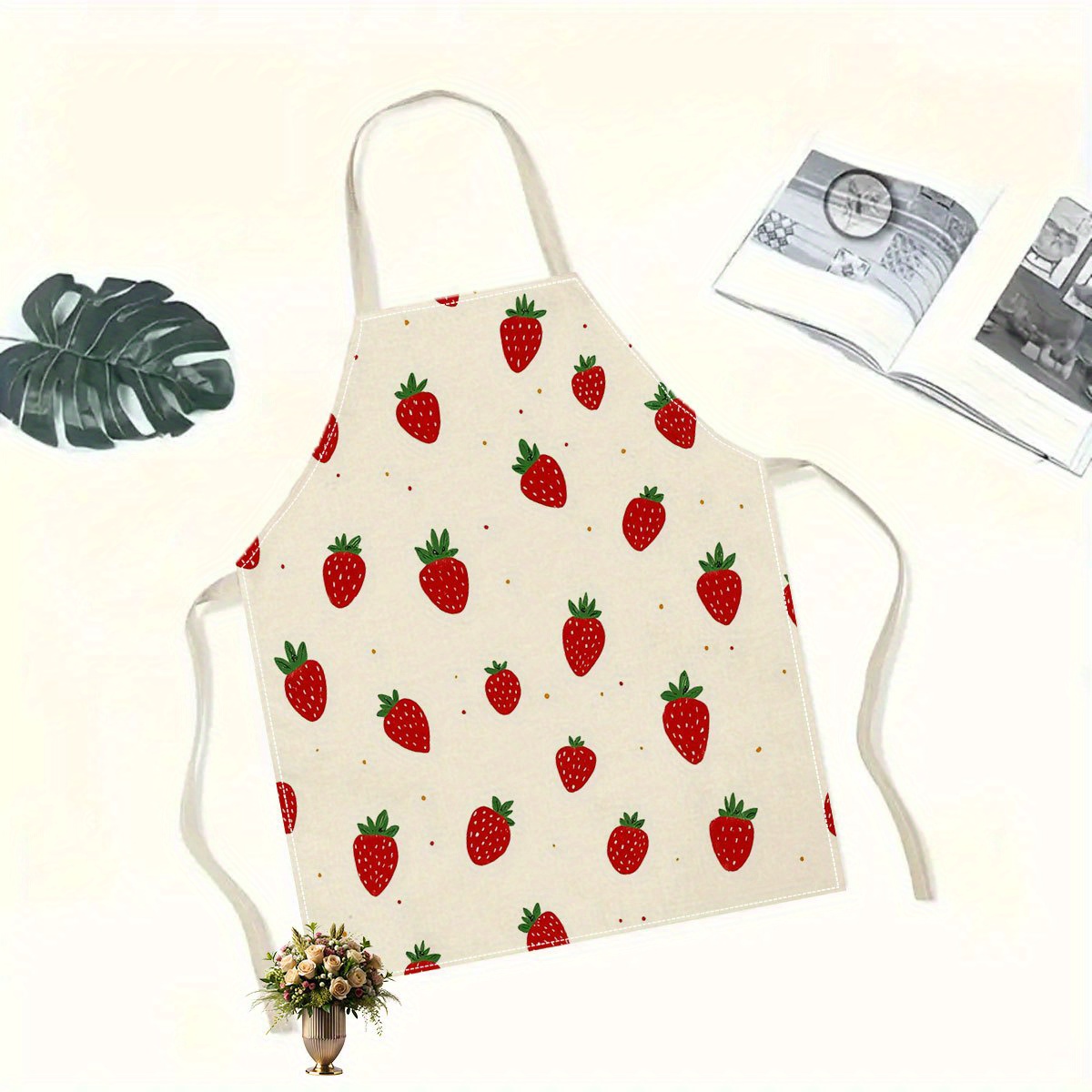 1pc Strawberry Apron Fruit Pat - огляд і ціна Baking Kitchen Kids
