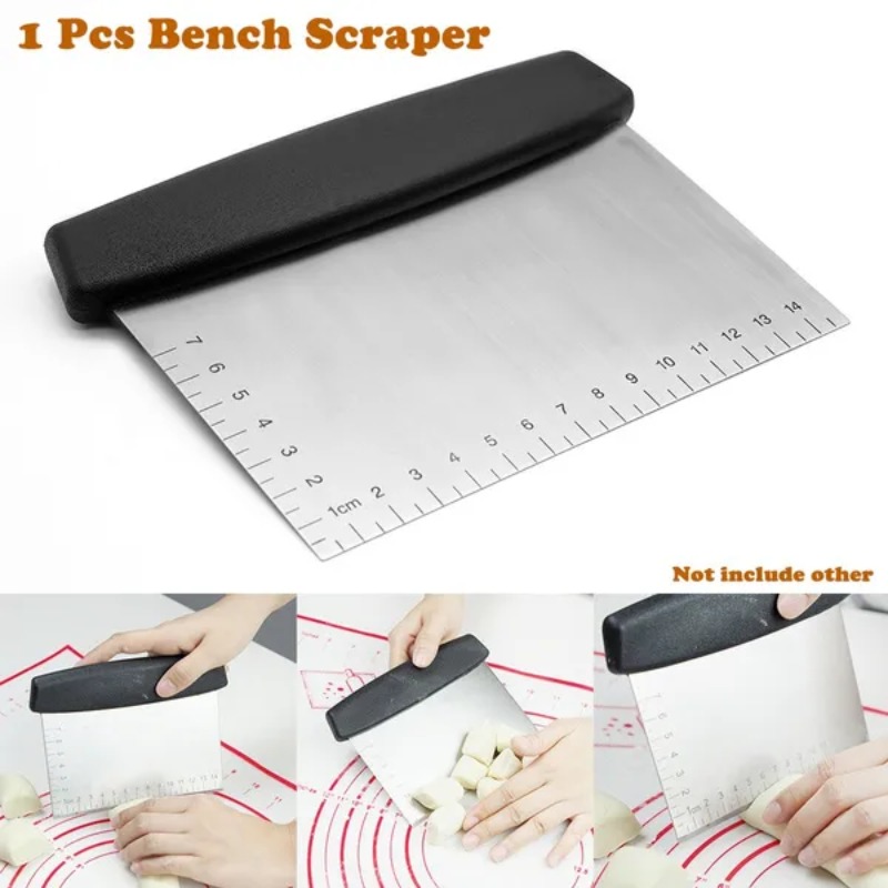 1 Pc Stainless Steel Bench Scr - огляд і ціна Bench Scraper Dough