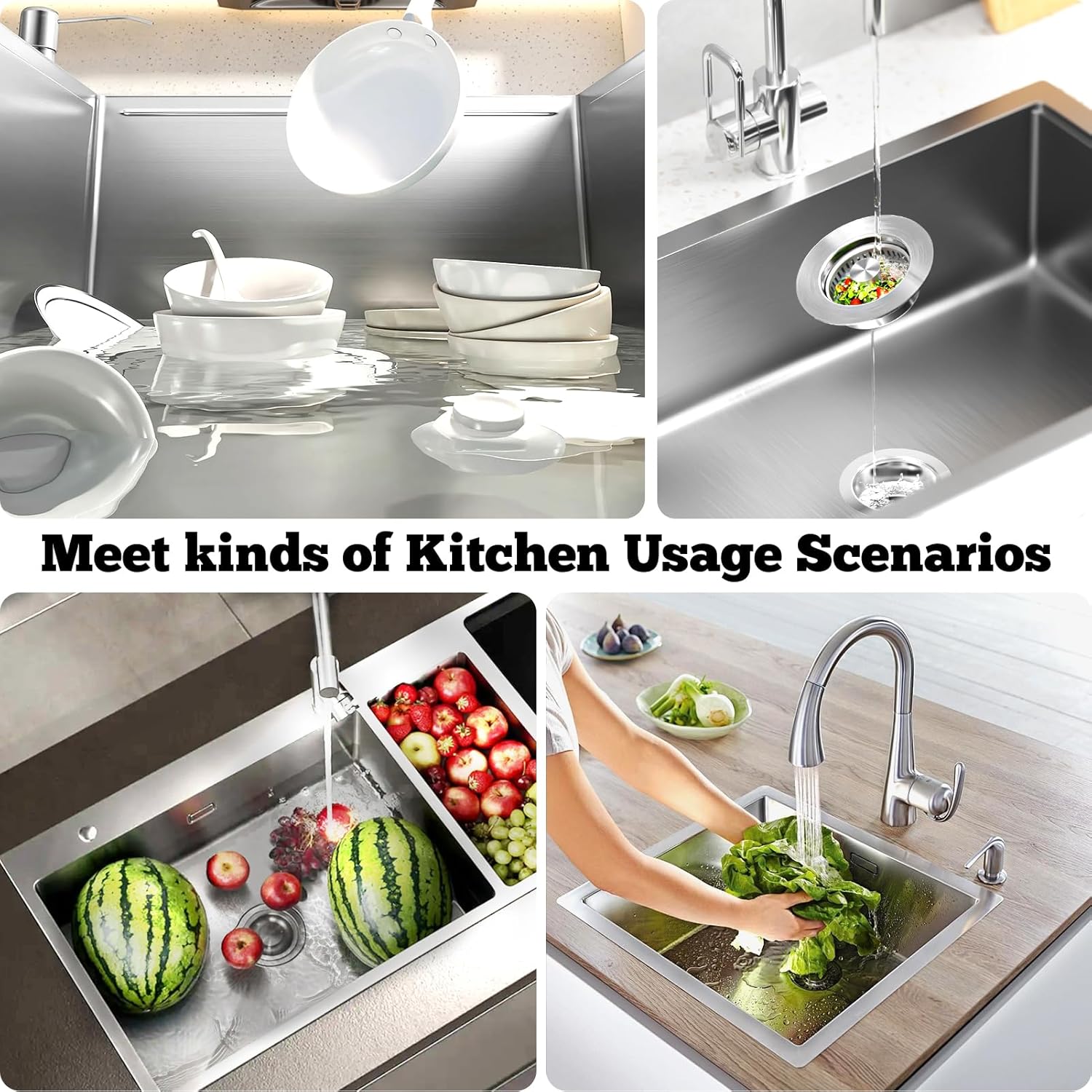 Upgraded 3 in 1 Kitchen Sink D - огляд і ціна Kitchen Up