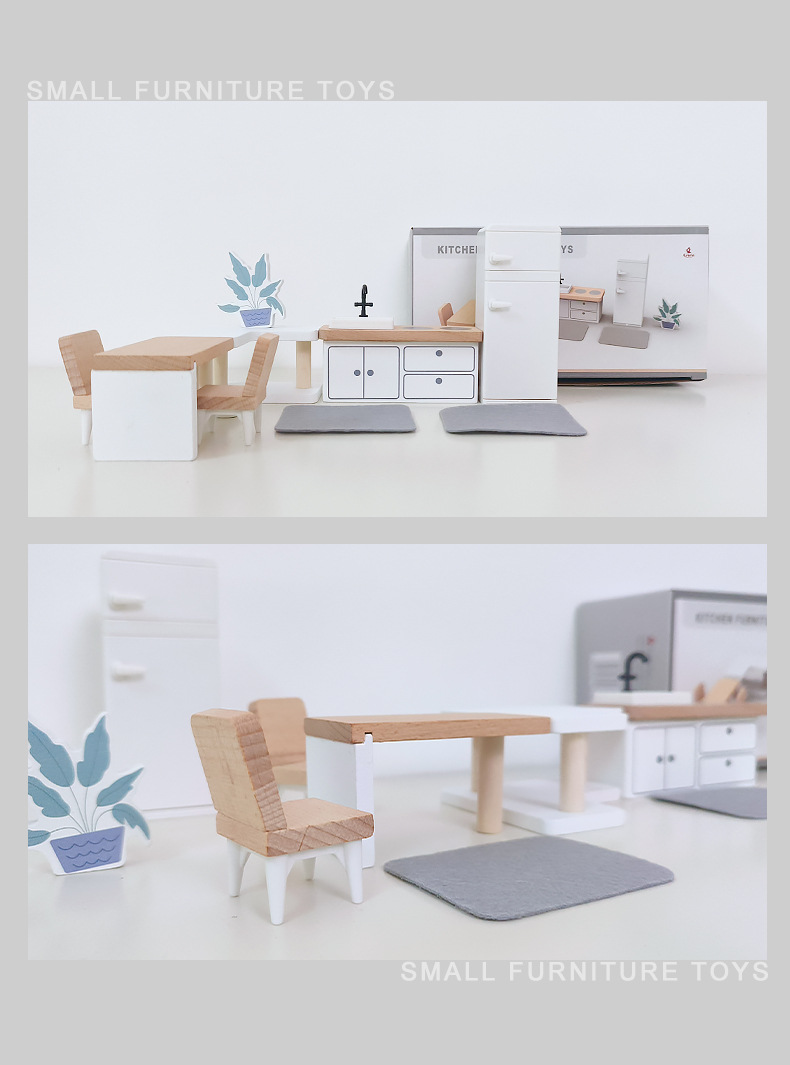 Modern dollhouse furniture kit - огляд і ціна Kitchen Q
