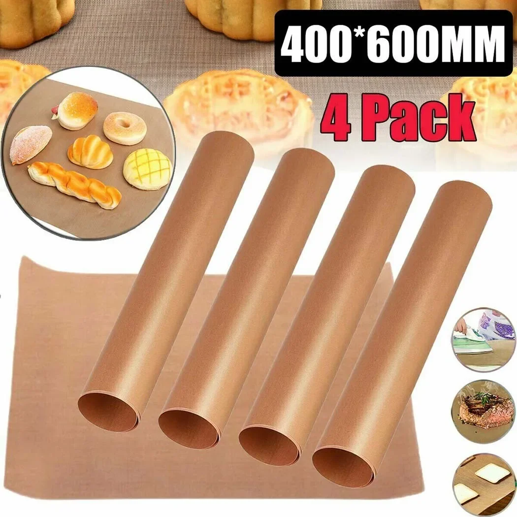 4pcs Non-stick BBQ Grill Mat 6 - огляд і ціна Super Kitchen Baking Mat