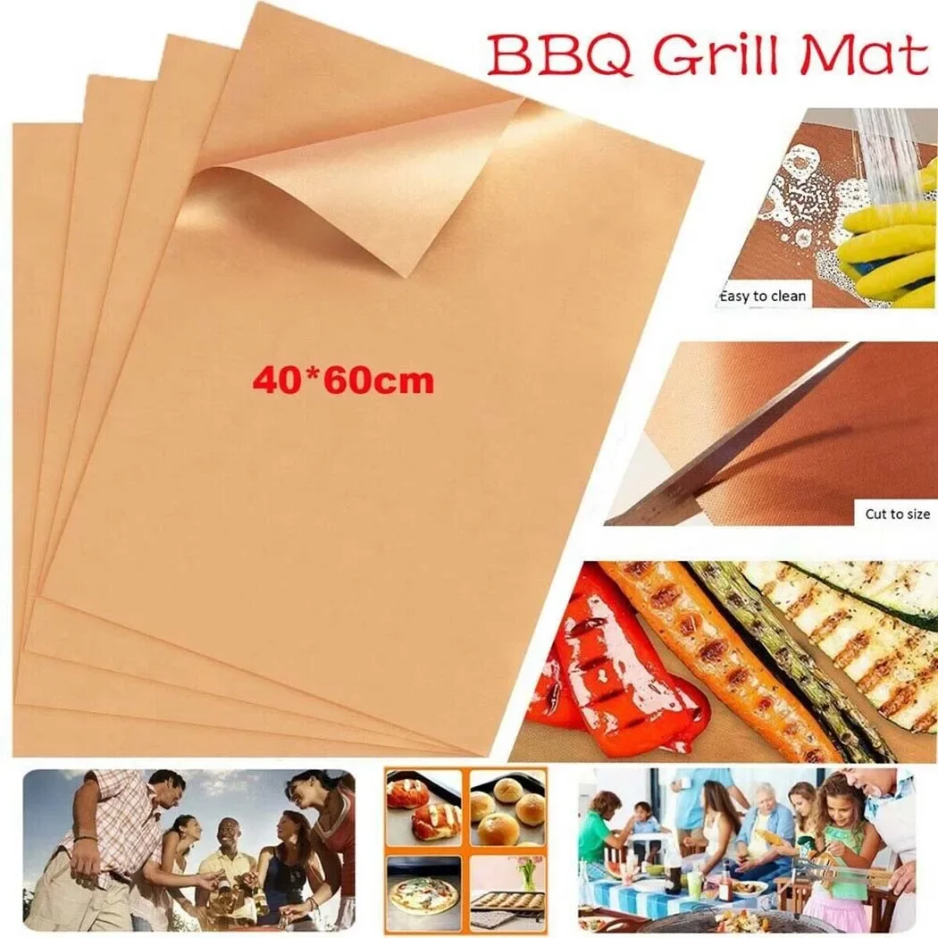 4pcs Non-stick BBQ Grill Mat 6 - огляд і ціна Super Kitchen Baking Mat