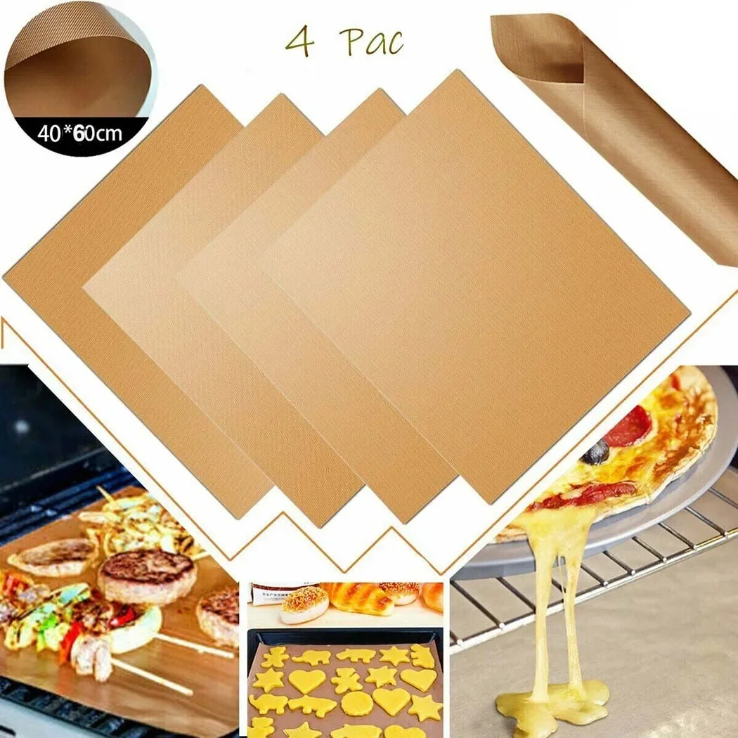 4pcs Non-stick BBQ Grill Mat 6 - огляд і ціна Super Kitchen Baking Mat